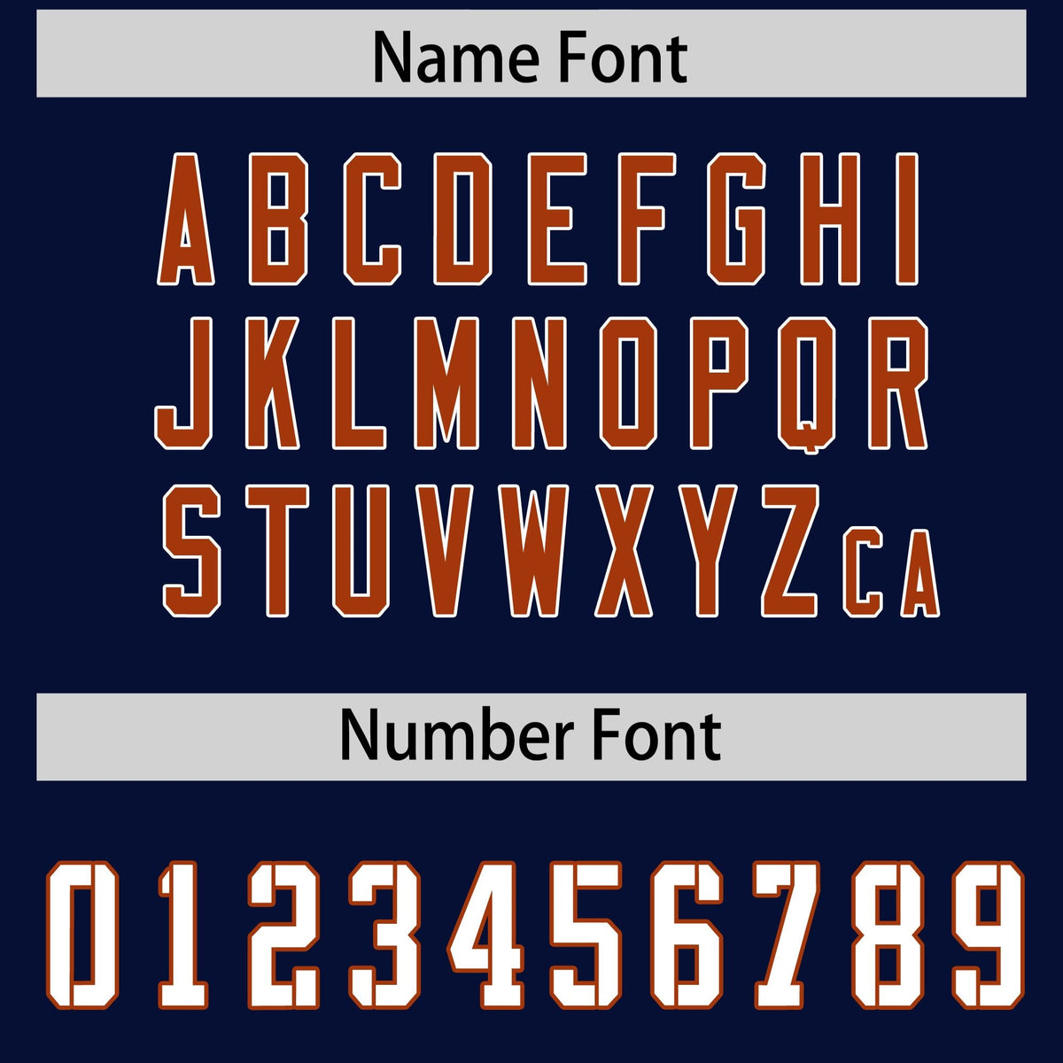 Custom Navy Texas Orange Side Stripe Pattern Authentic Football Jersey