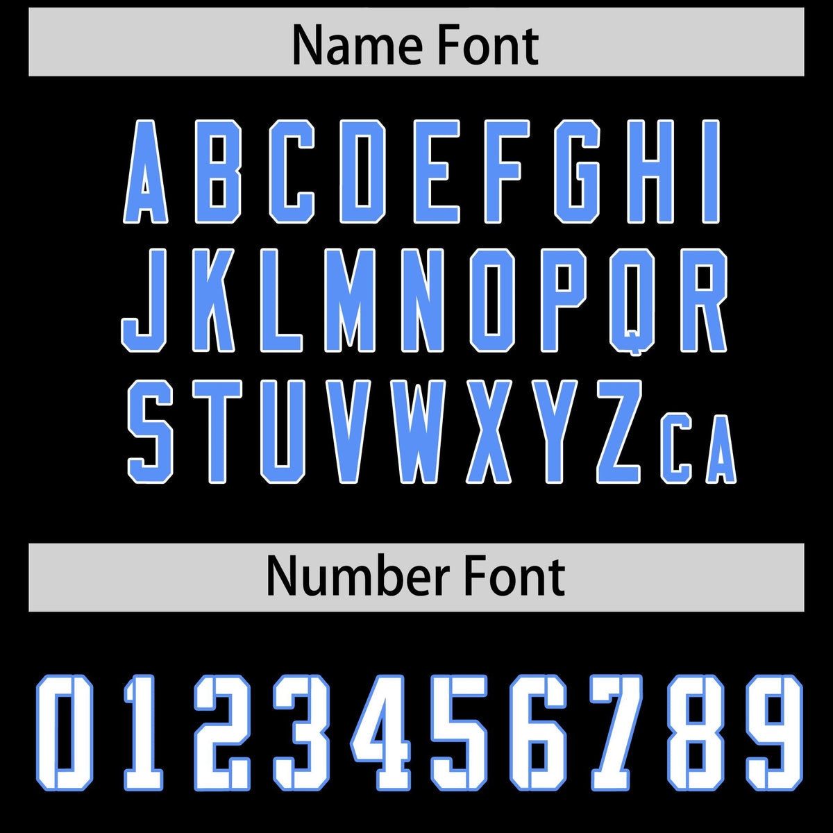 Custom Black Powder Blue Side Stripe Pattern Authentic Football Jersey