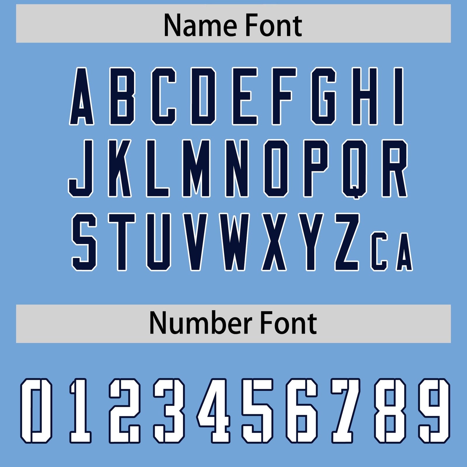 Custom Powder Blue Navy Side Stripe Pattern Authentic Football Jersey