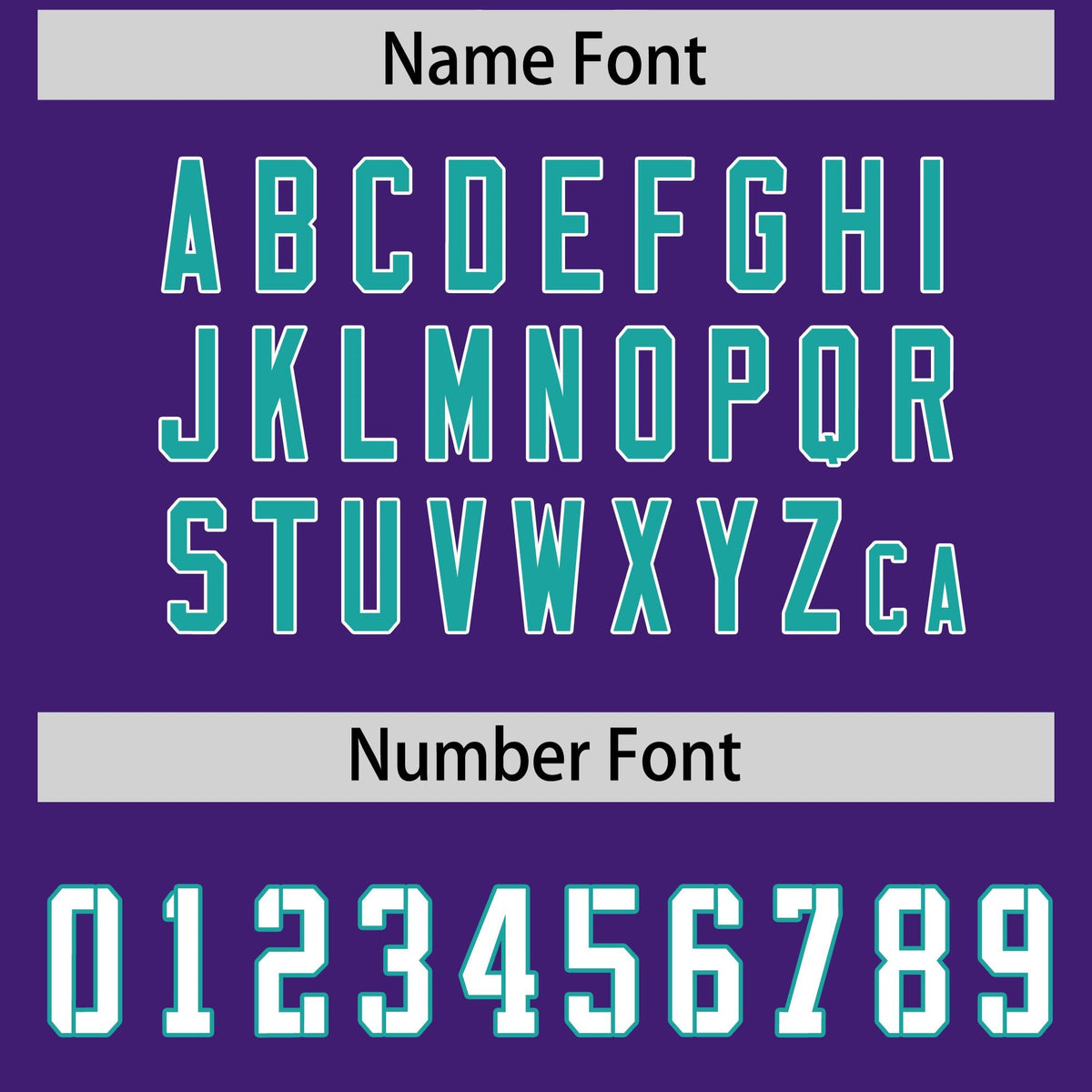 Custom Purple Aqua Side Stripe Pattern Authentic Football Jersey