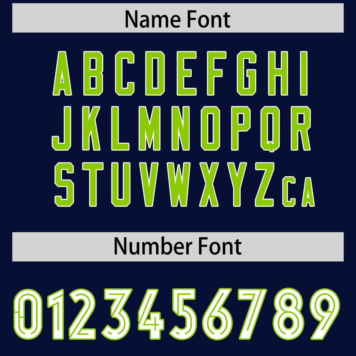 Custom Navy Neon Green Side Stripe Pattern Authentic Football Jersey