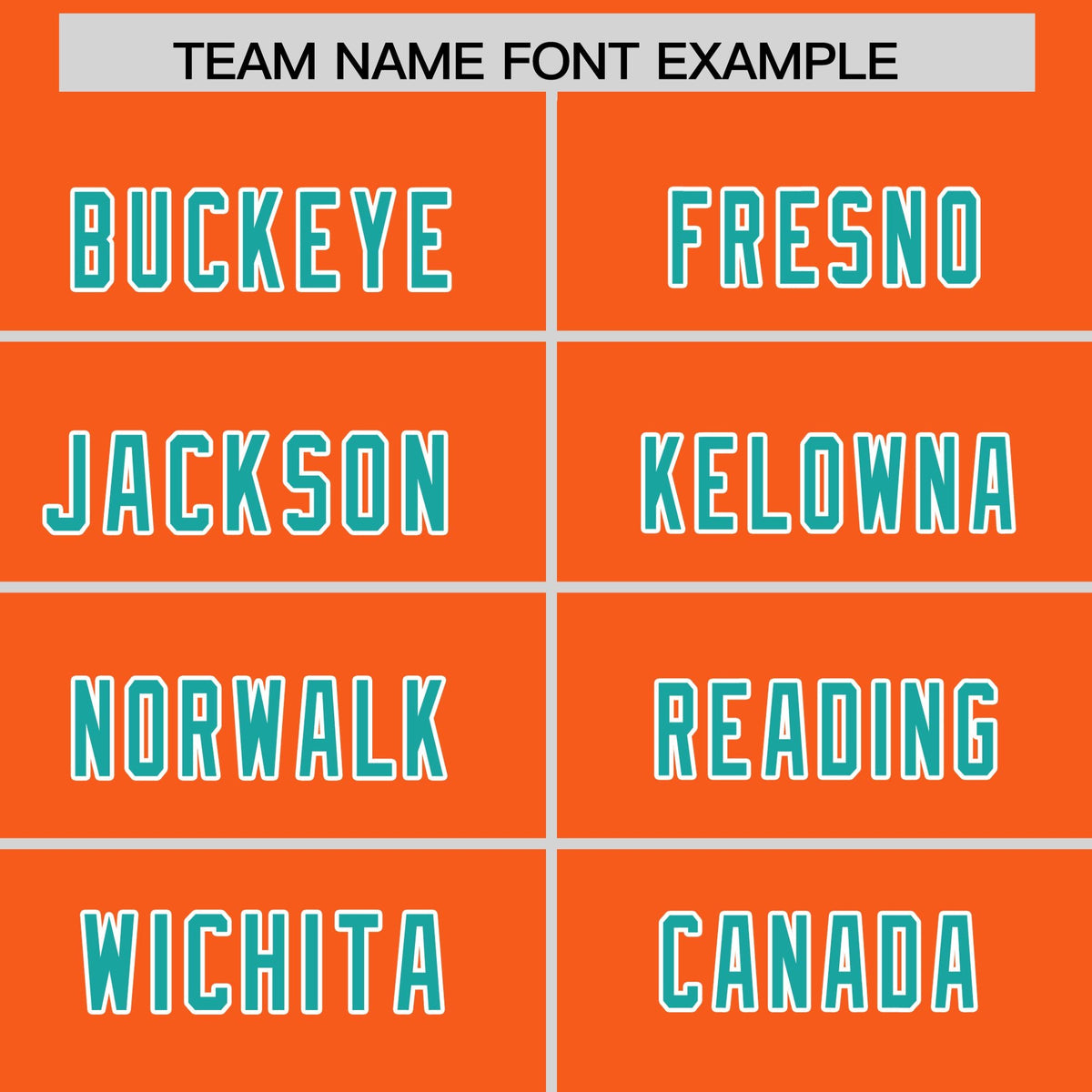 Custom Orange Aqua Side Stripe Pattern Authentic Football Jersey