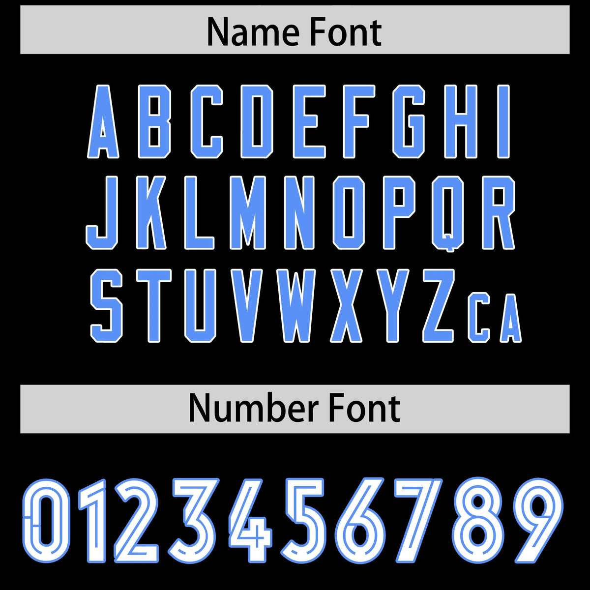 Custom Black Powder Blue Side Stripe Pattern Authentic Football Jersey