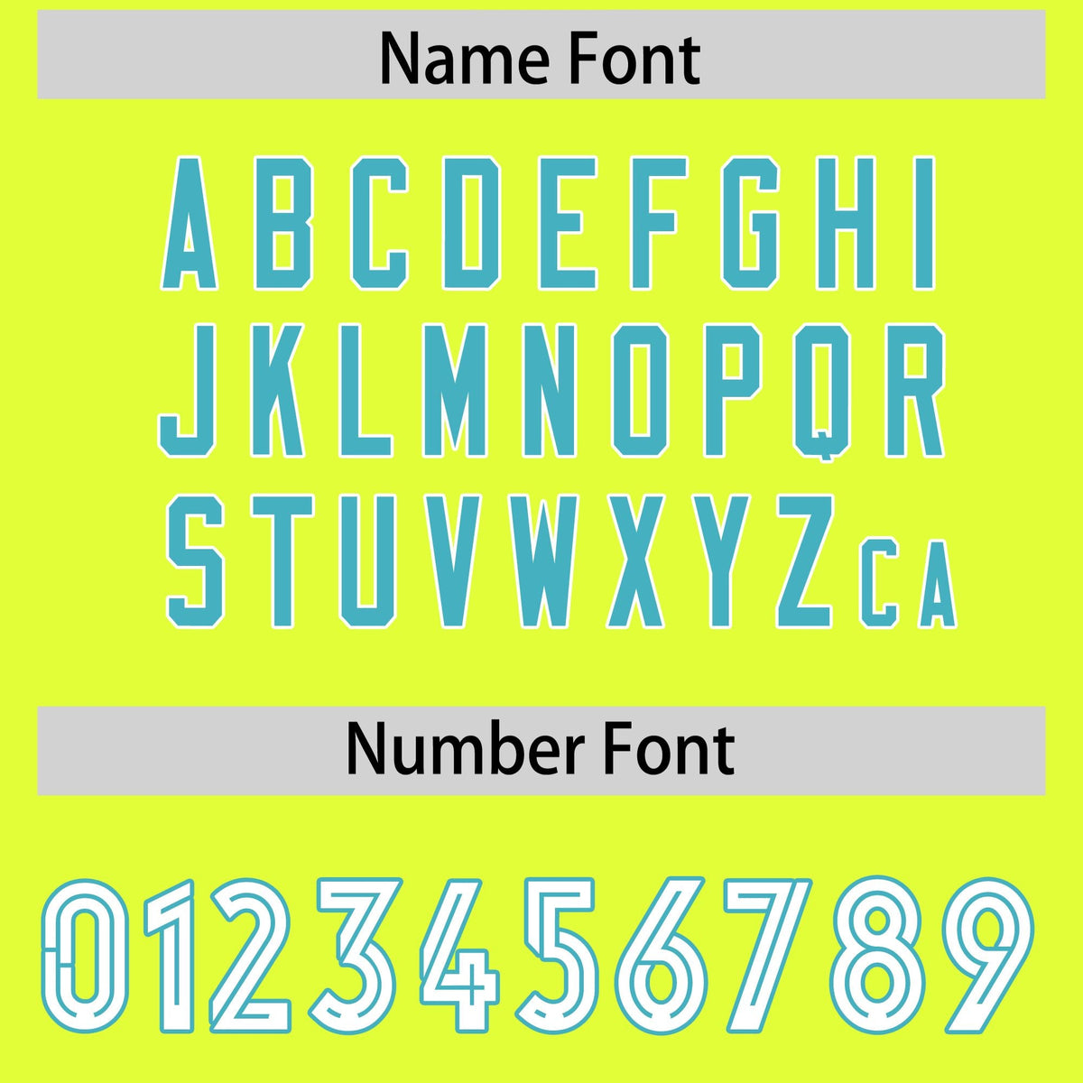 Custom Fluorescent Green Sky Blue Side Stripe Pattern Authentic Football Jersey