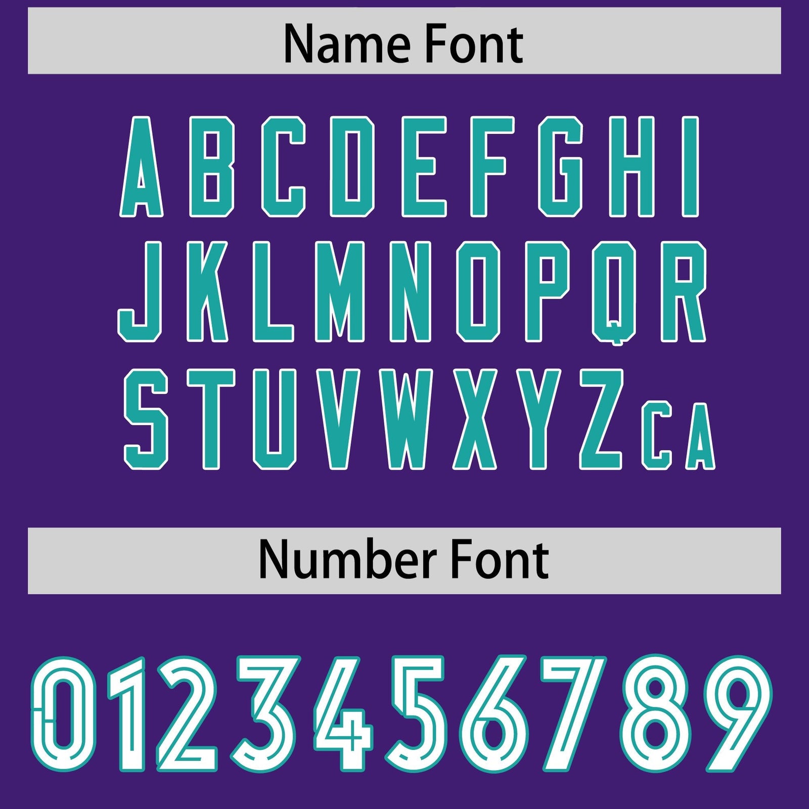 Custom Purple Aqua Side Stripe Pattern Authentic Football Jersey