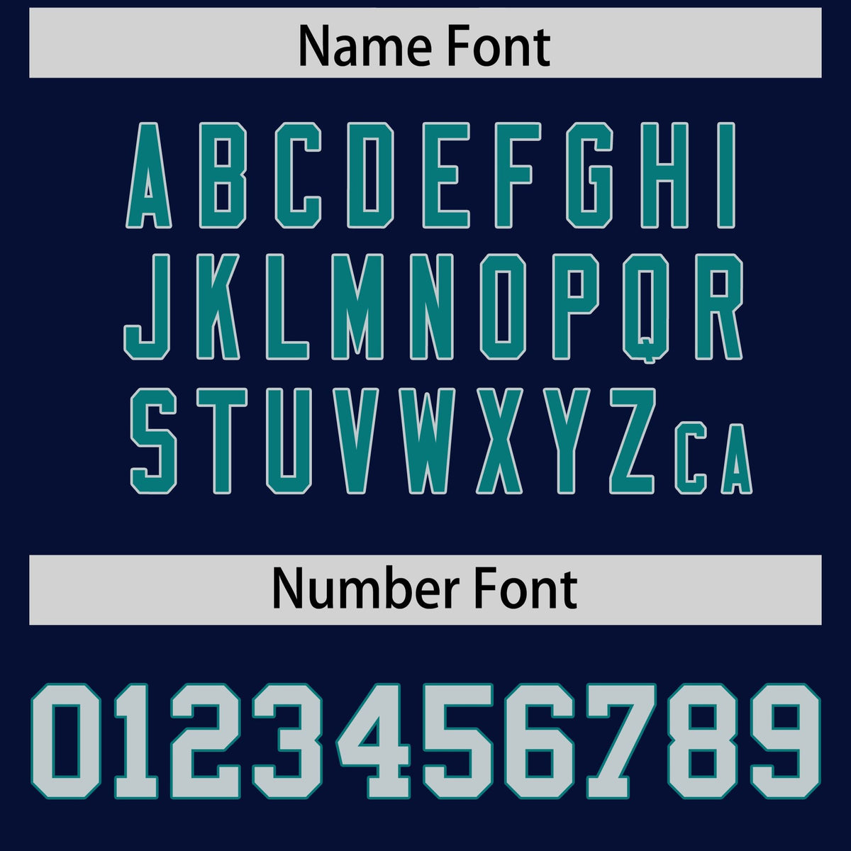 Custom Navy Aqua Side Stripe Pattern Authentic Football Jersey