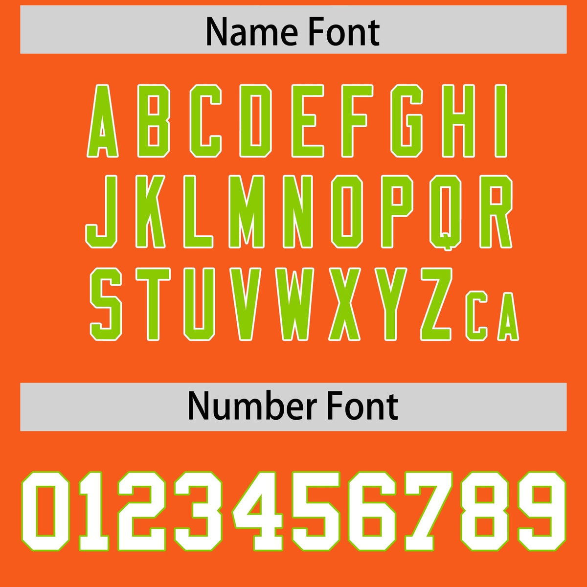 Custom Orange Neon Green Side Stripe Pattern Authentic Football Jersey