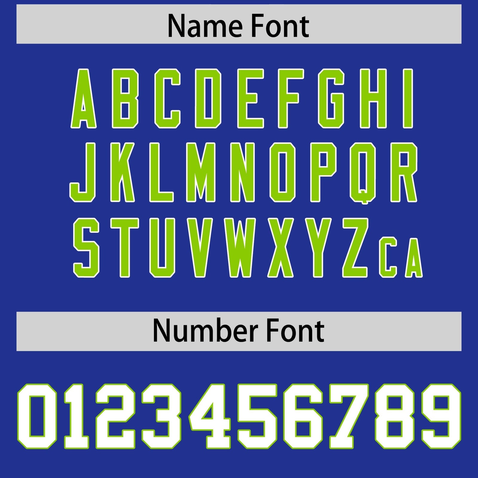 Custom Royal Neon Green Side Stripe Pattern Authentic Football Jersey