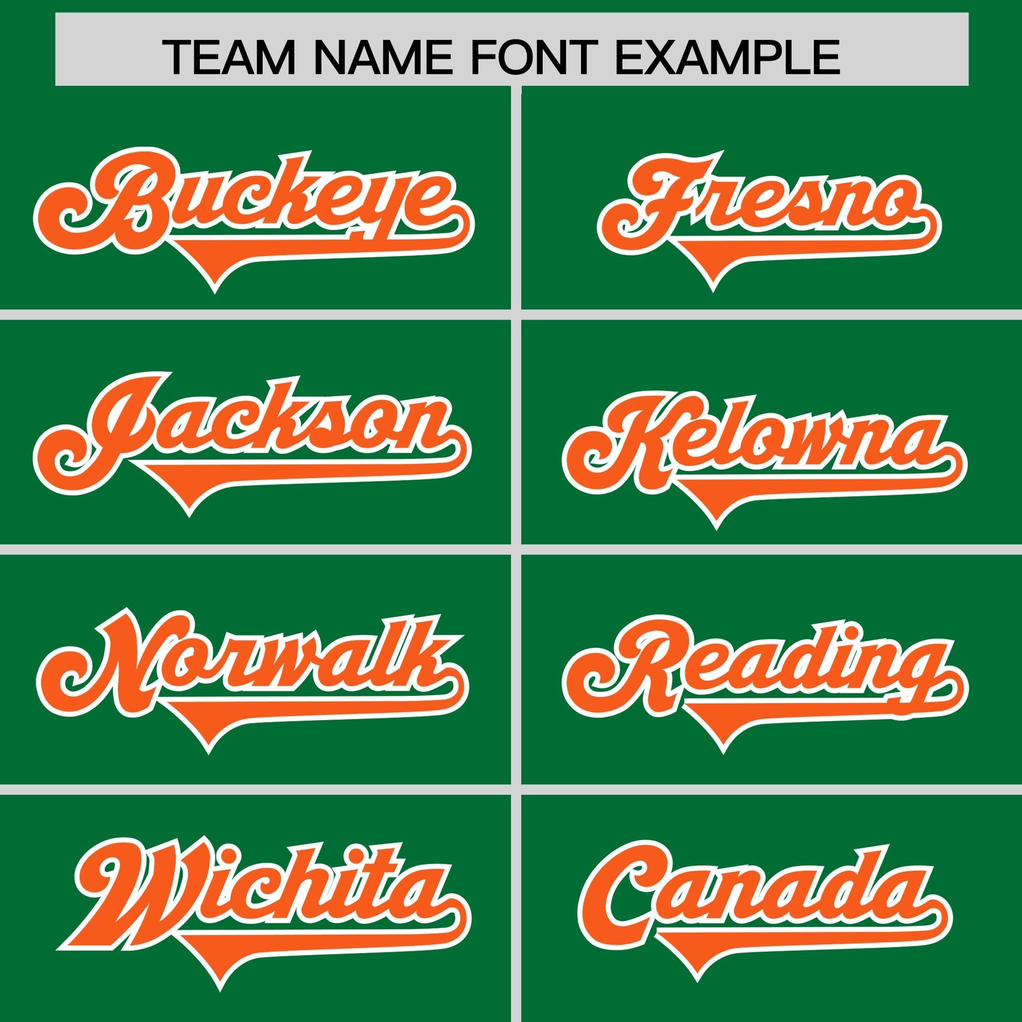 Custom Kelly Green Orange Side Stripe Pattern Authentic Football Jersey