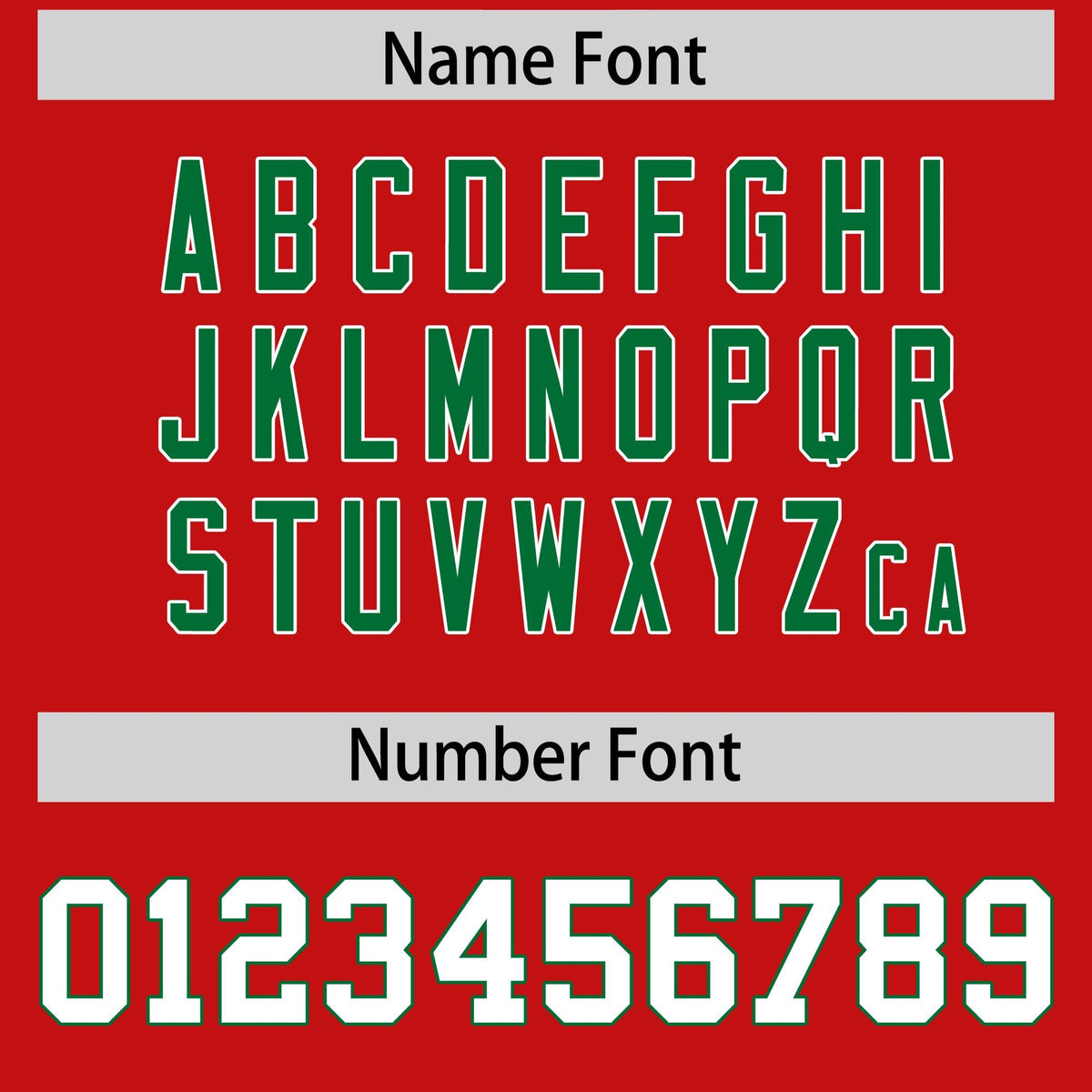 Custom Red Kelly Green Side Stripe Pattern Authentic Football Jersey