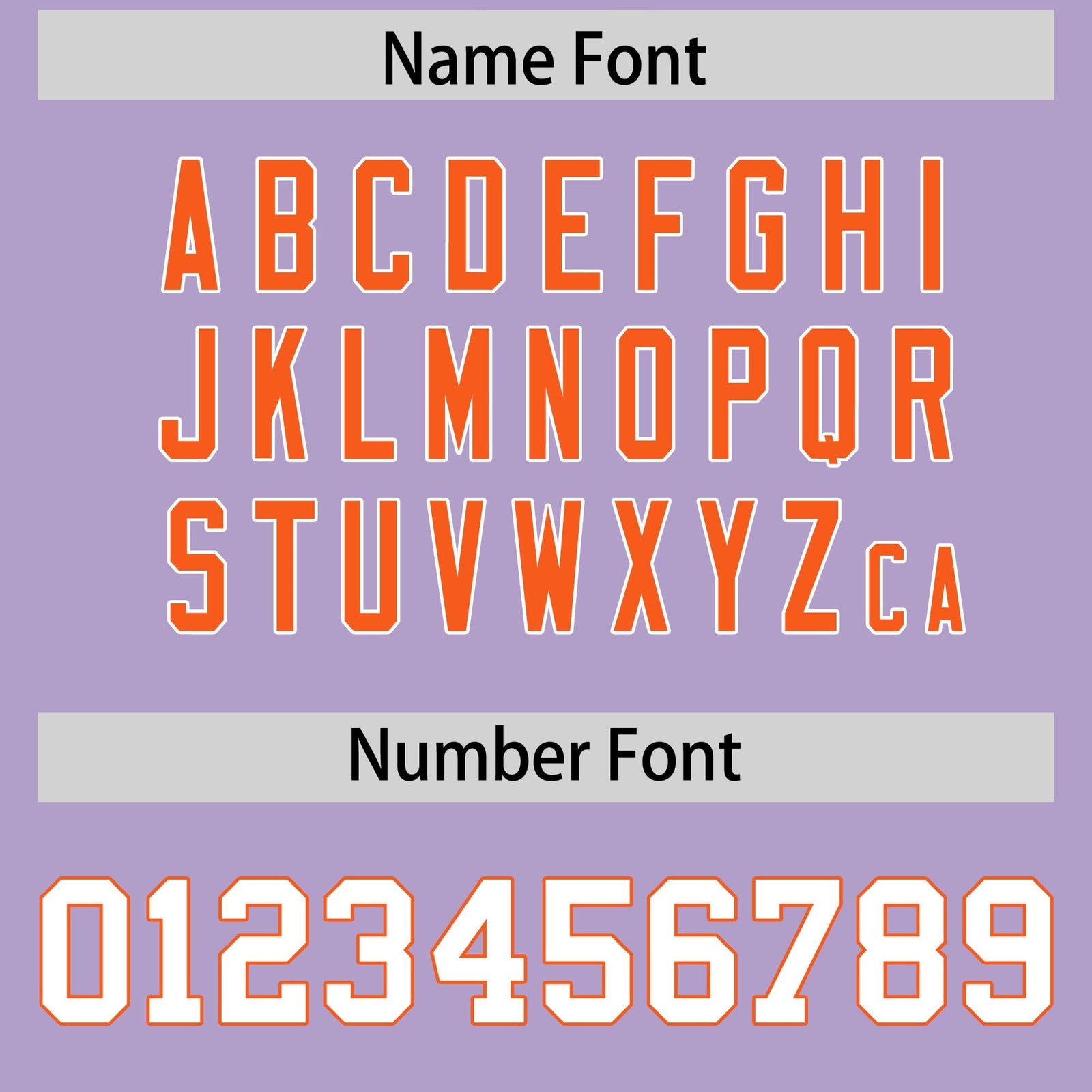 Custom Light Purple Orange Side Stripe Pattern Authentic Football Jersey