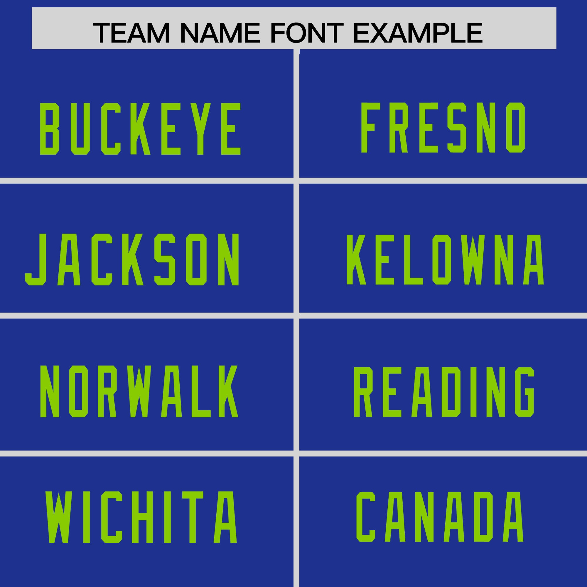 Custom Royal Neon Green Personalized Neckline Square Classic Authentic Football Jersey