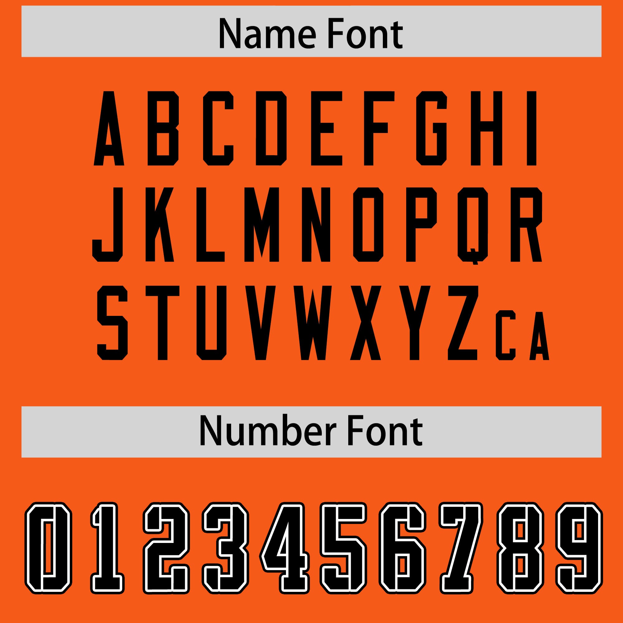 Custom Orange Black Personalized Neckline Square Classic Authentic Football Jersey