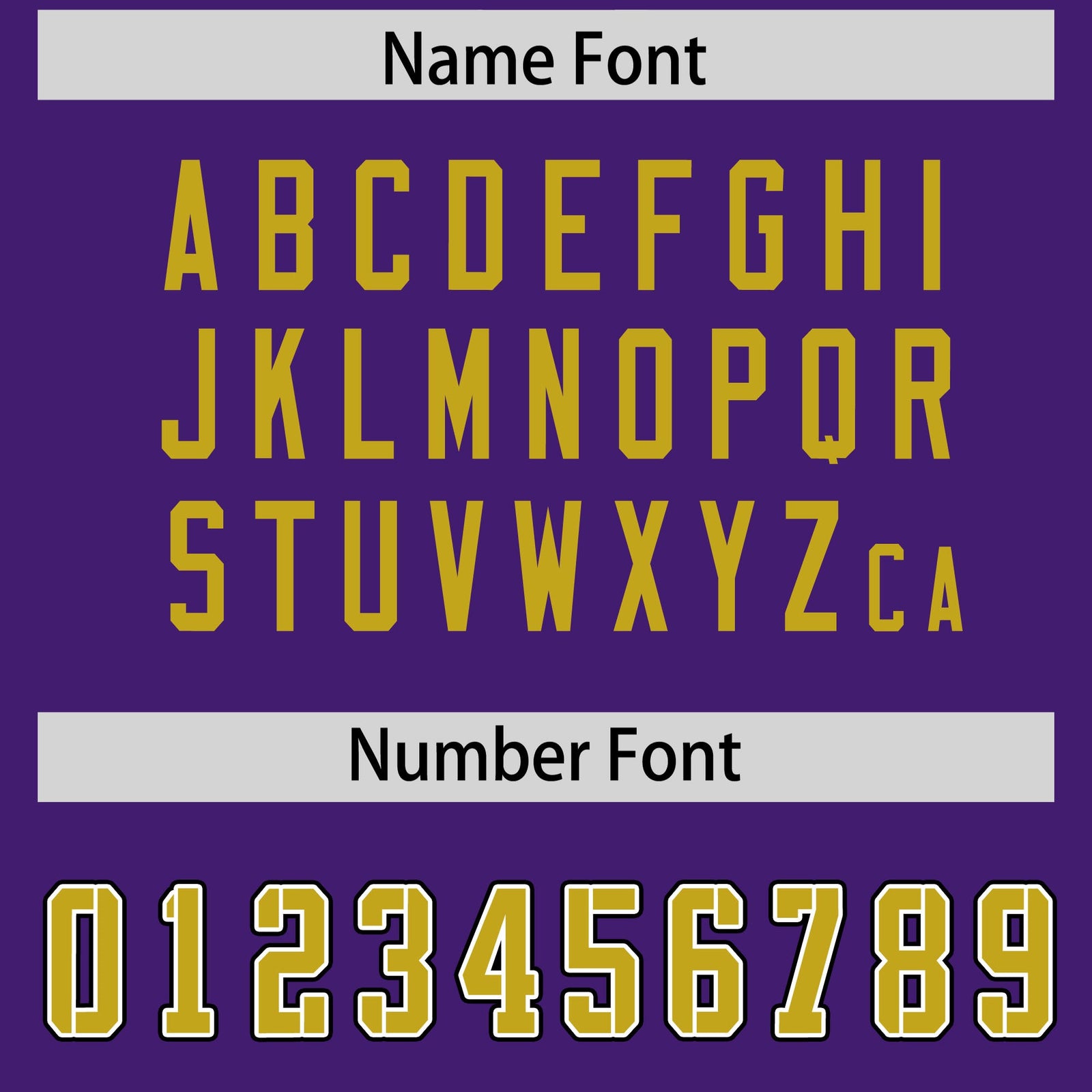 Custom Purple Old Gold Personalized Neckline Square Classic Authentic Football Jersey