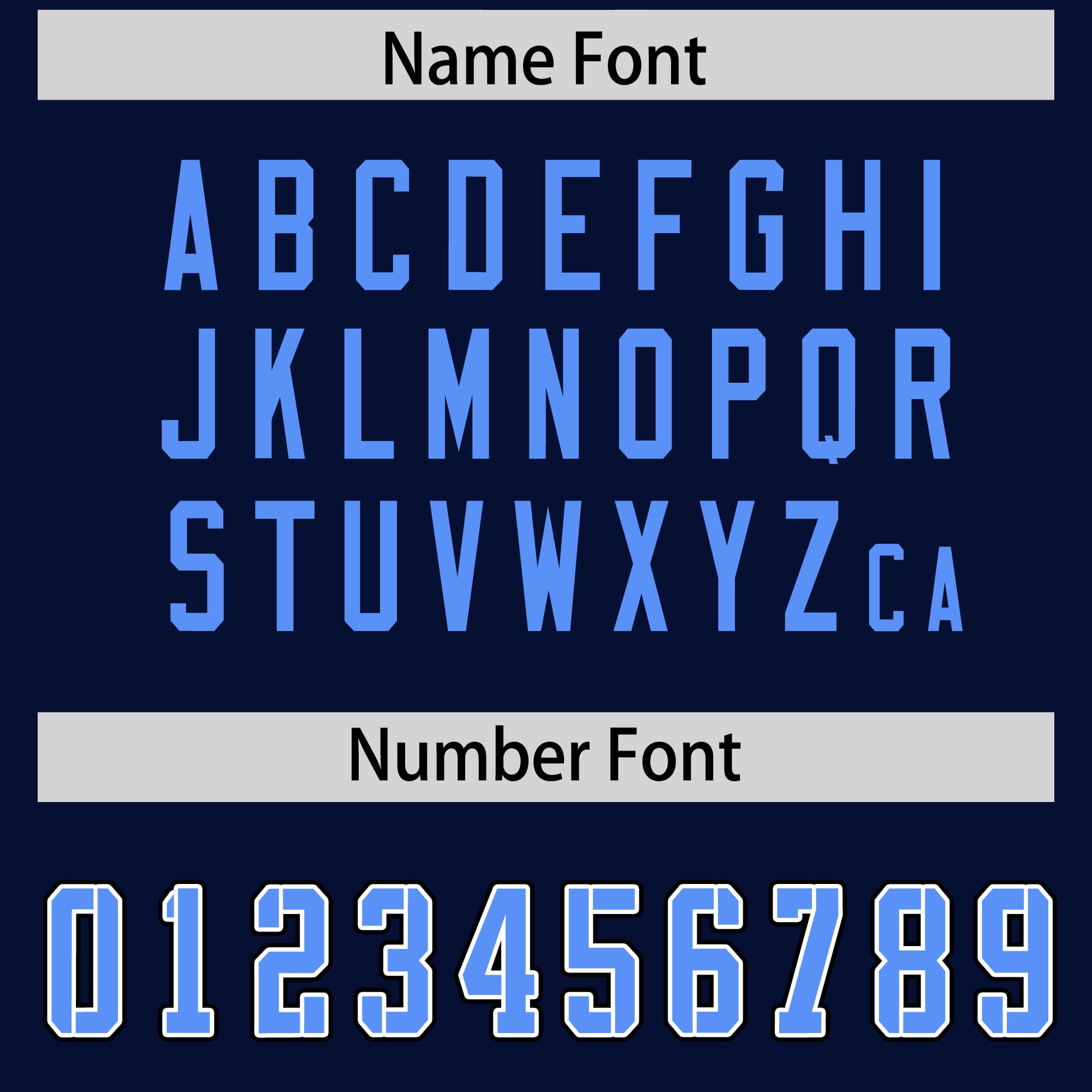 Custom Navy Powder Blue Personalized Neckline Square Classic Authentic Football Jersey