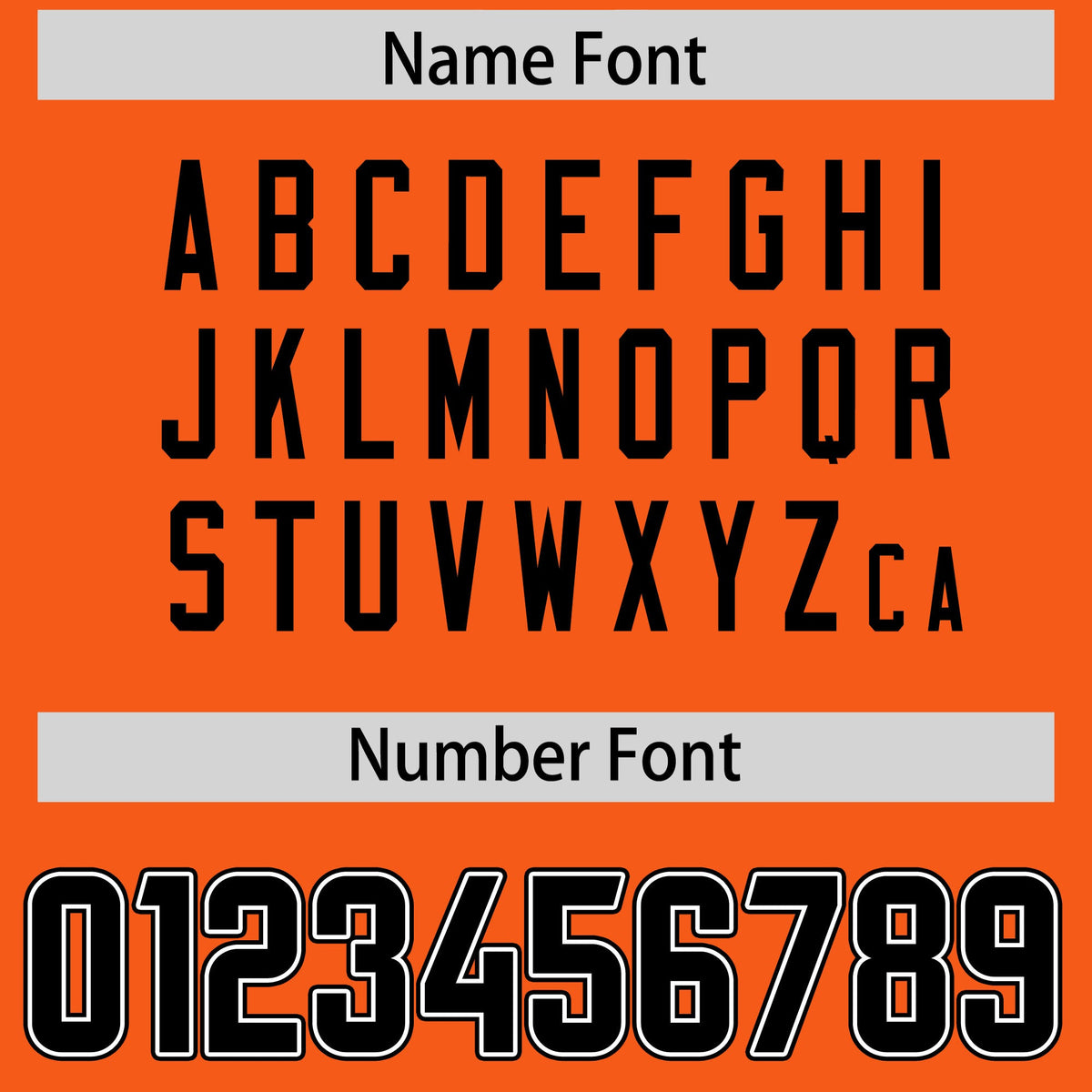 Custom Orange Black Personalized Neckline Square Classic Authentic Football Jersey