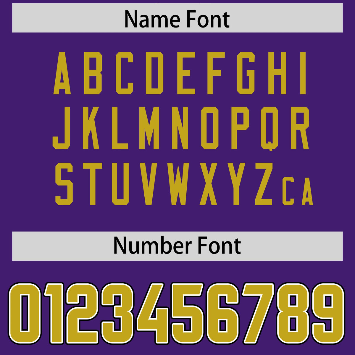 Custom Purple Old Gold Personalized Neckline Square Classic Authentic Football Jersey