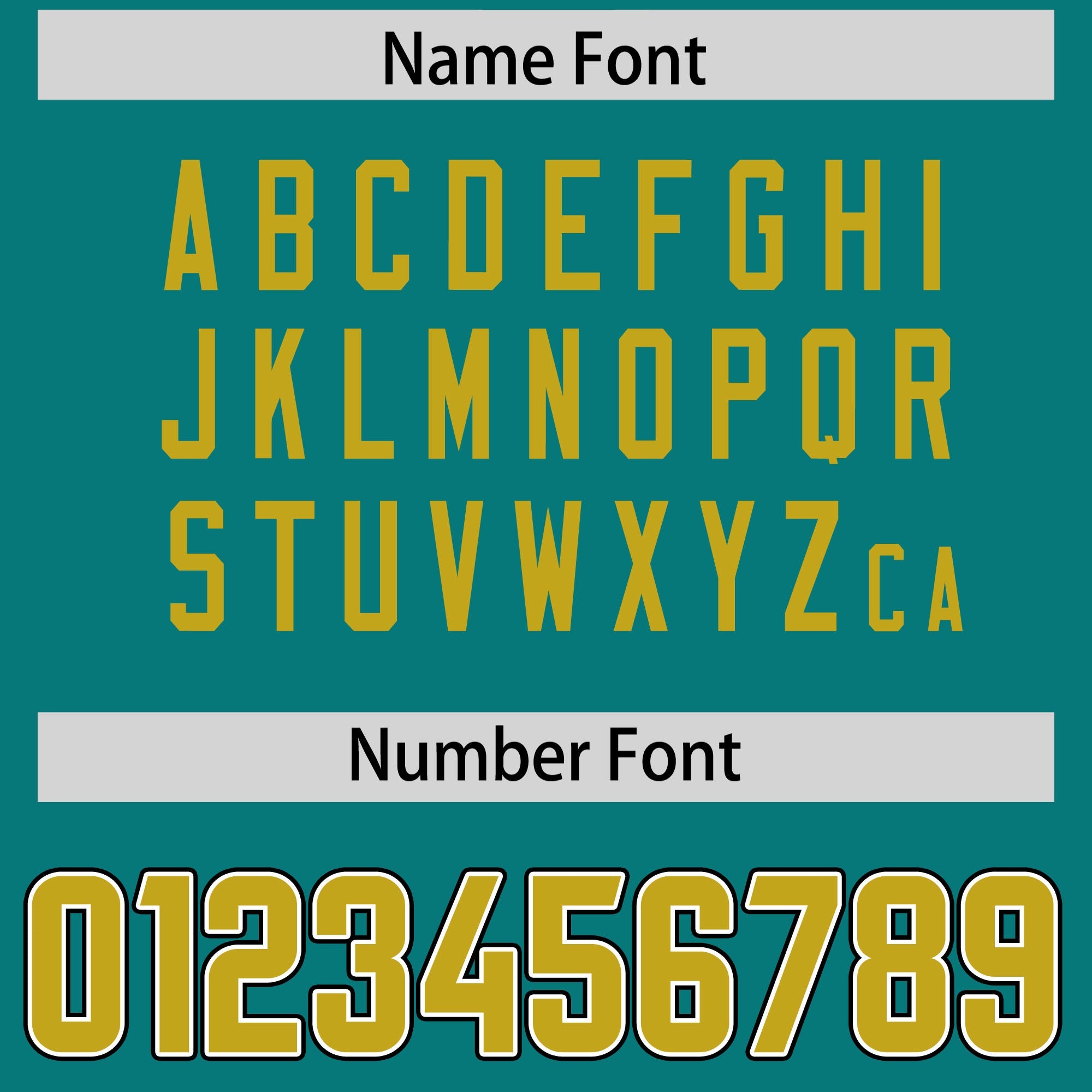 Custom Aqua Old Gold Personalized Neckline Square Classic Authentic Football Jersey