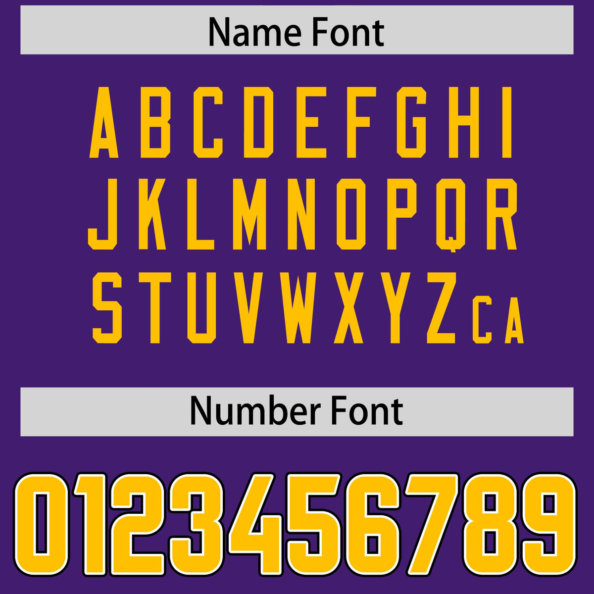Custom Purple Yellow Personalized Neckline Square Classic Authentic Football Jersey