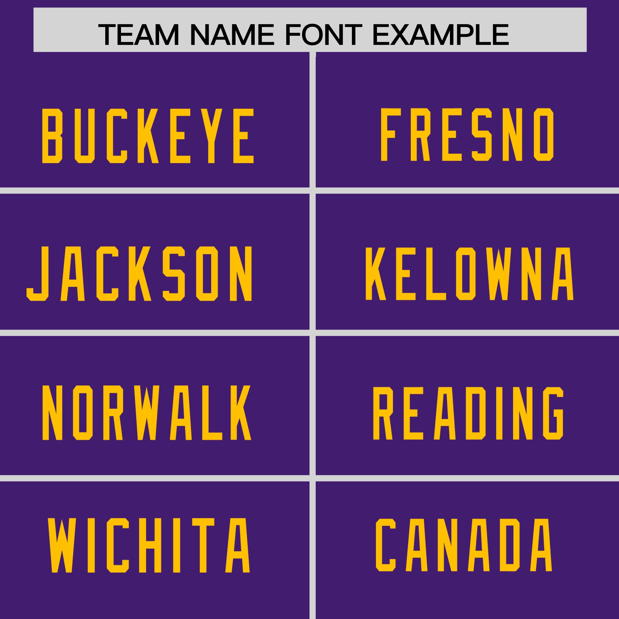Custom Purple Yellow Personalized Neckline Square Classic Authentic Football Jersey