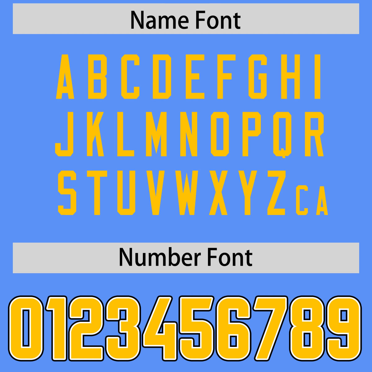 Custom Powder Blue Yellow Personalized Neckline Square Classic Authentic Football Jersey