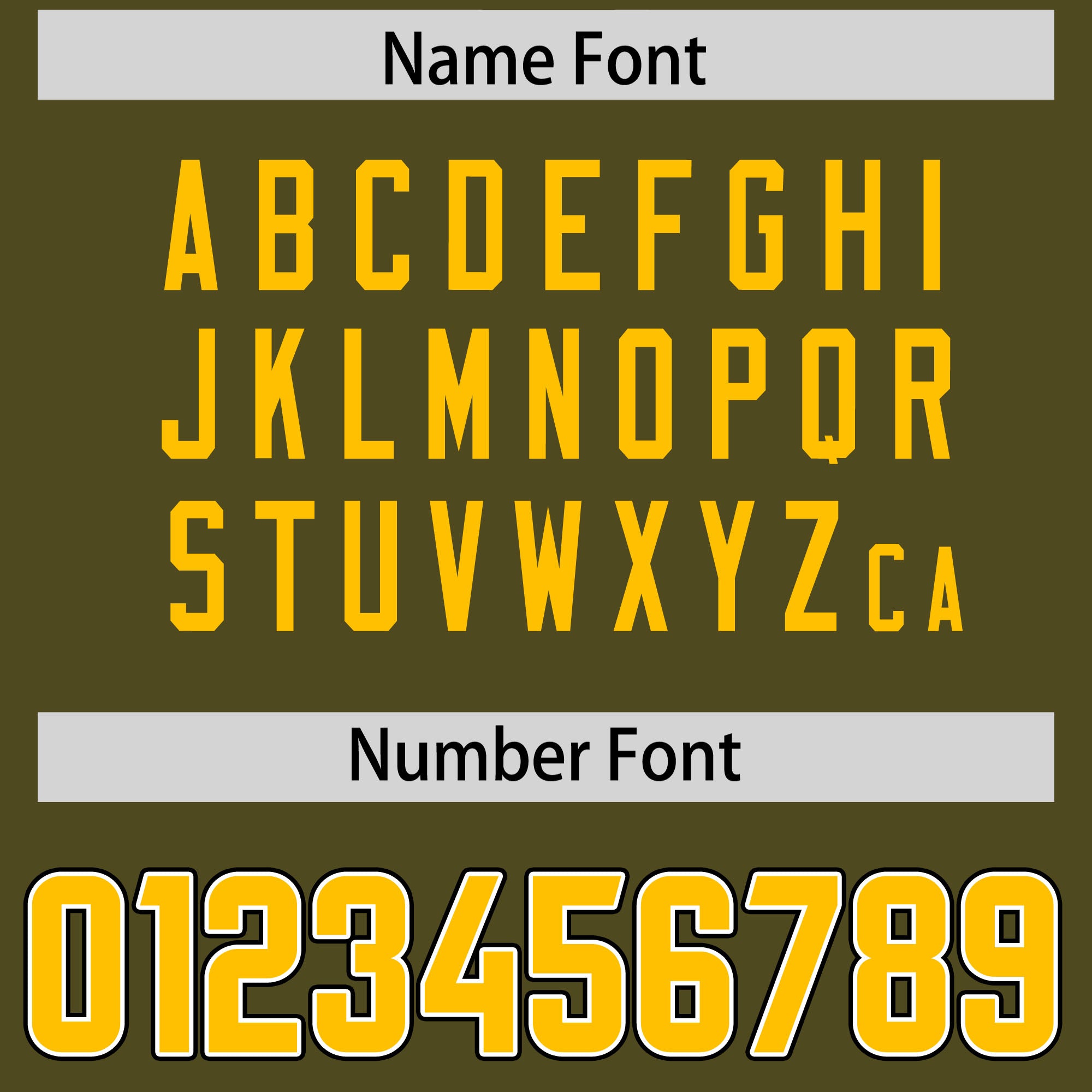 Custom Olive Yellow Personalized Neckline Square Classic Authentic Football Jersey