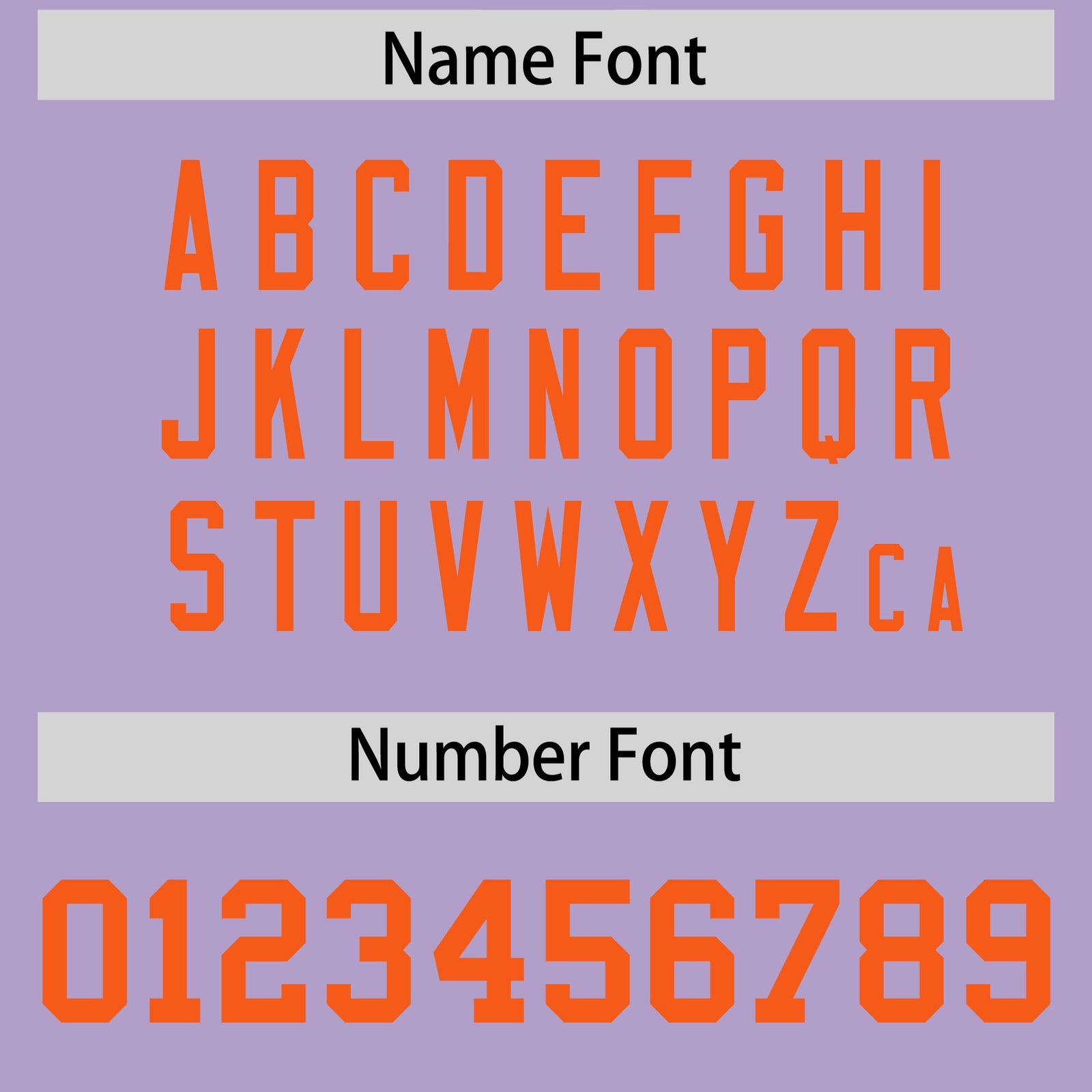 Custom Light Purple Orange Personalized Neckline Square Classic Authentic Football Jersey