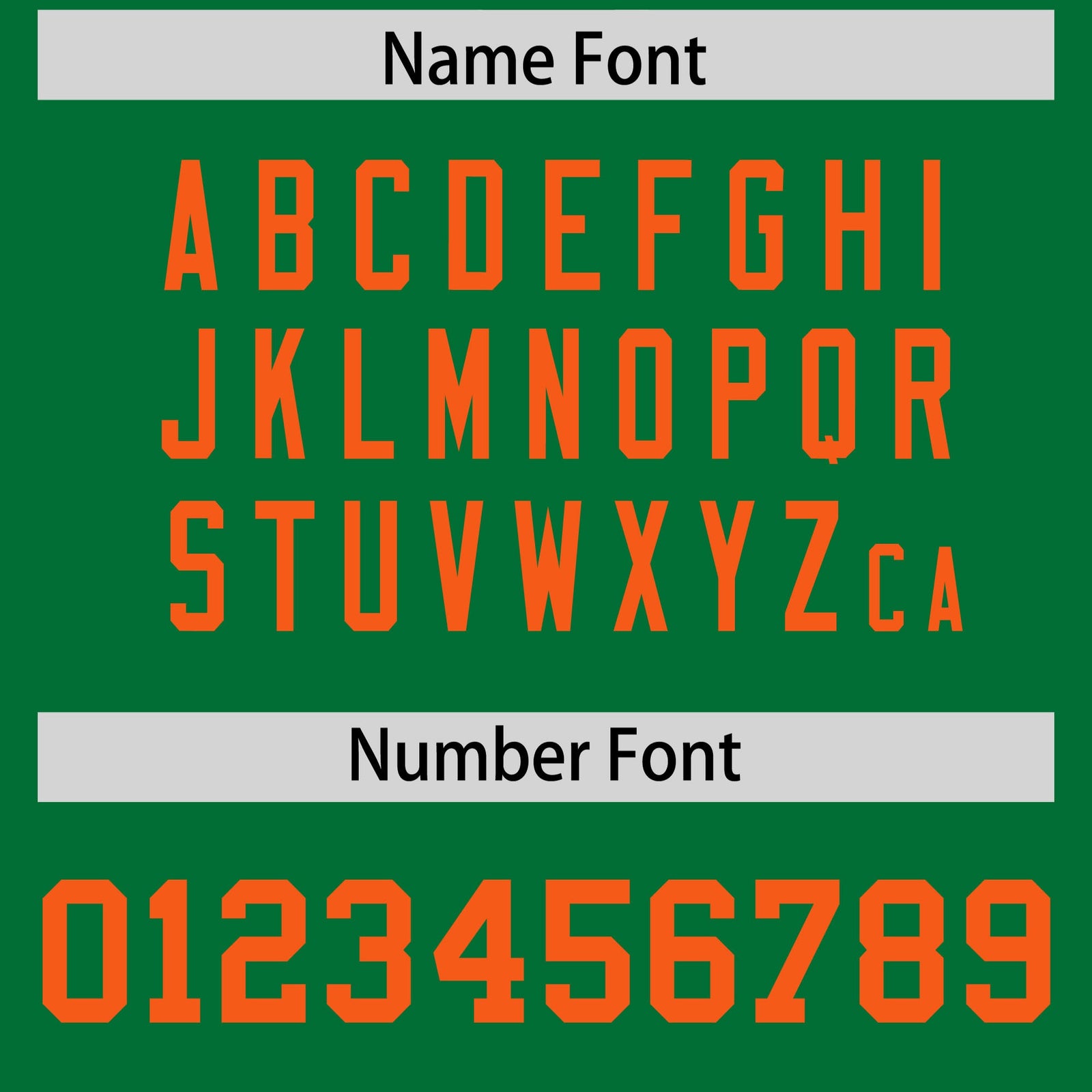 Custom Kelly Green Orange Personalized Neckline Square Classic Authentic Football Jersey