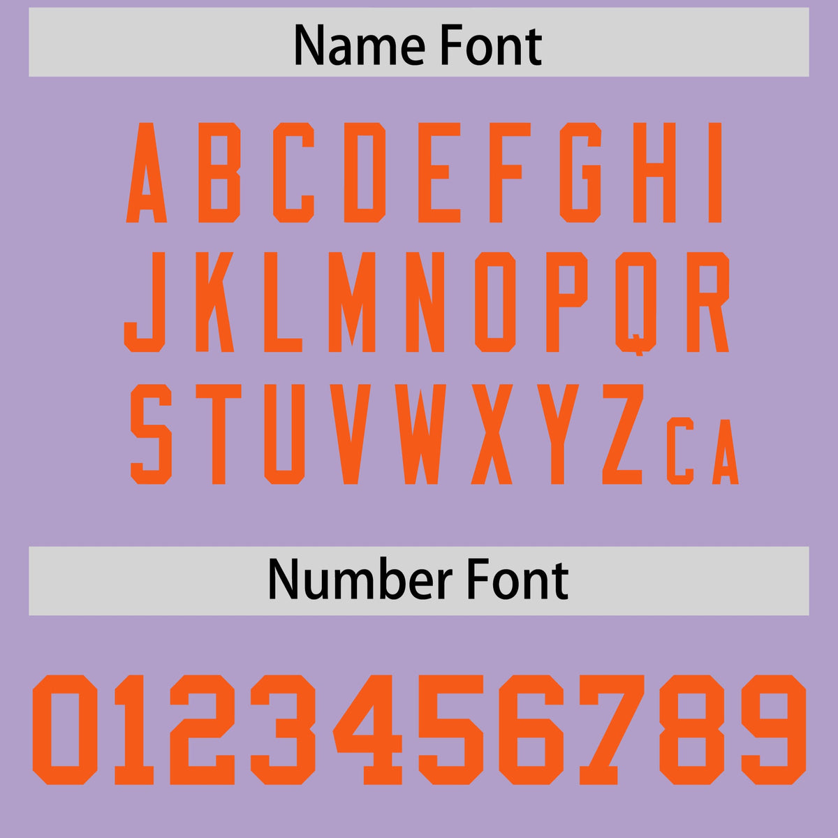 Custom Light Purple Orange Personalized Neckline Square Classic Authentic Football Jersey