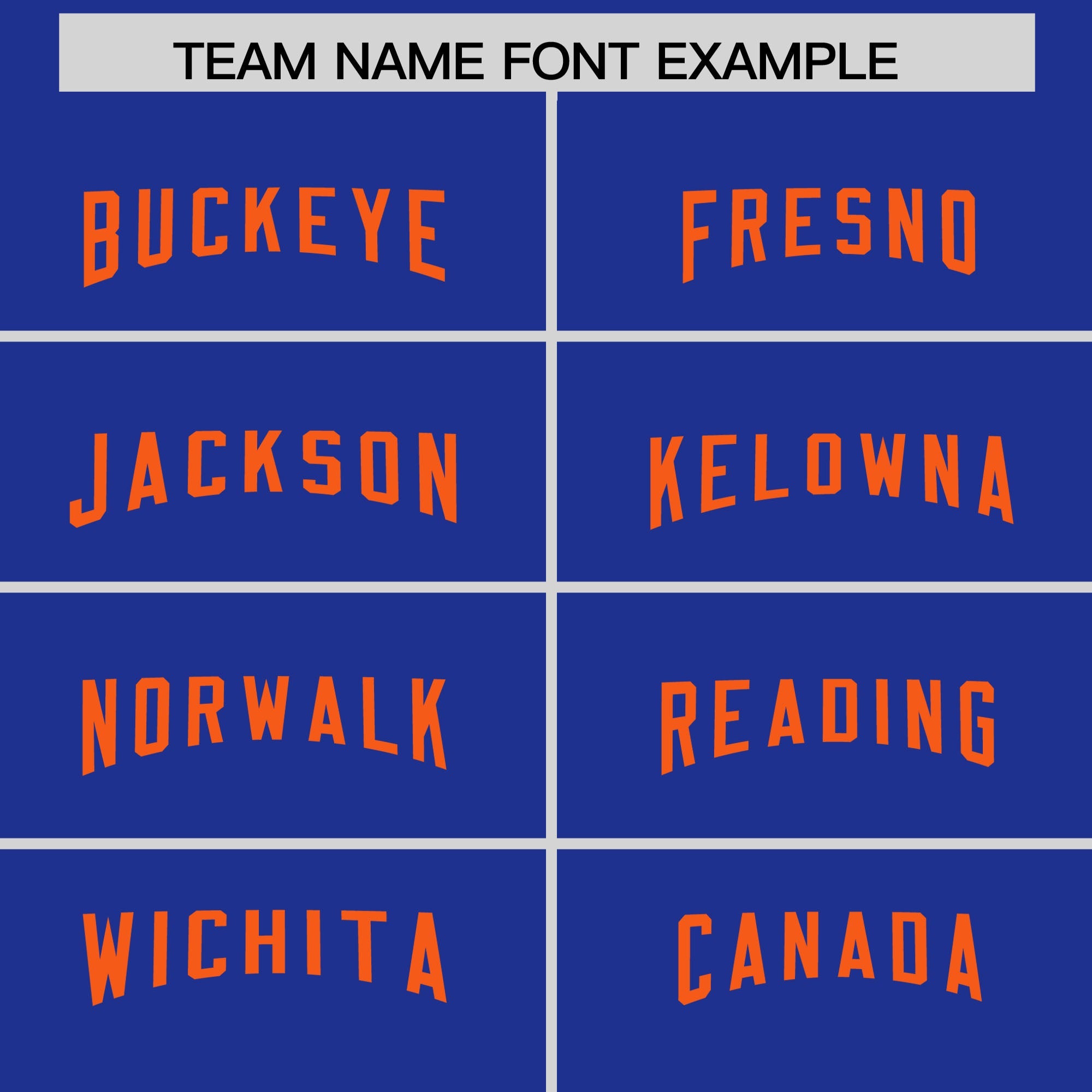 Custom Royal Orange Personalized Neckline Square Classic Authentic Football Jersey