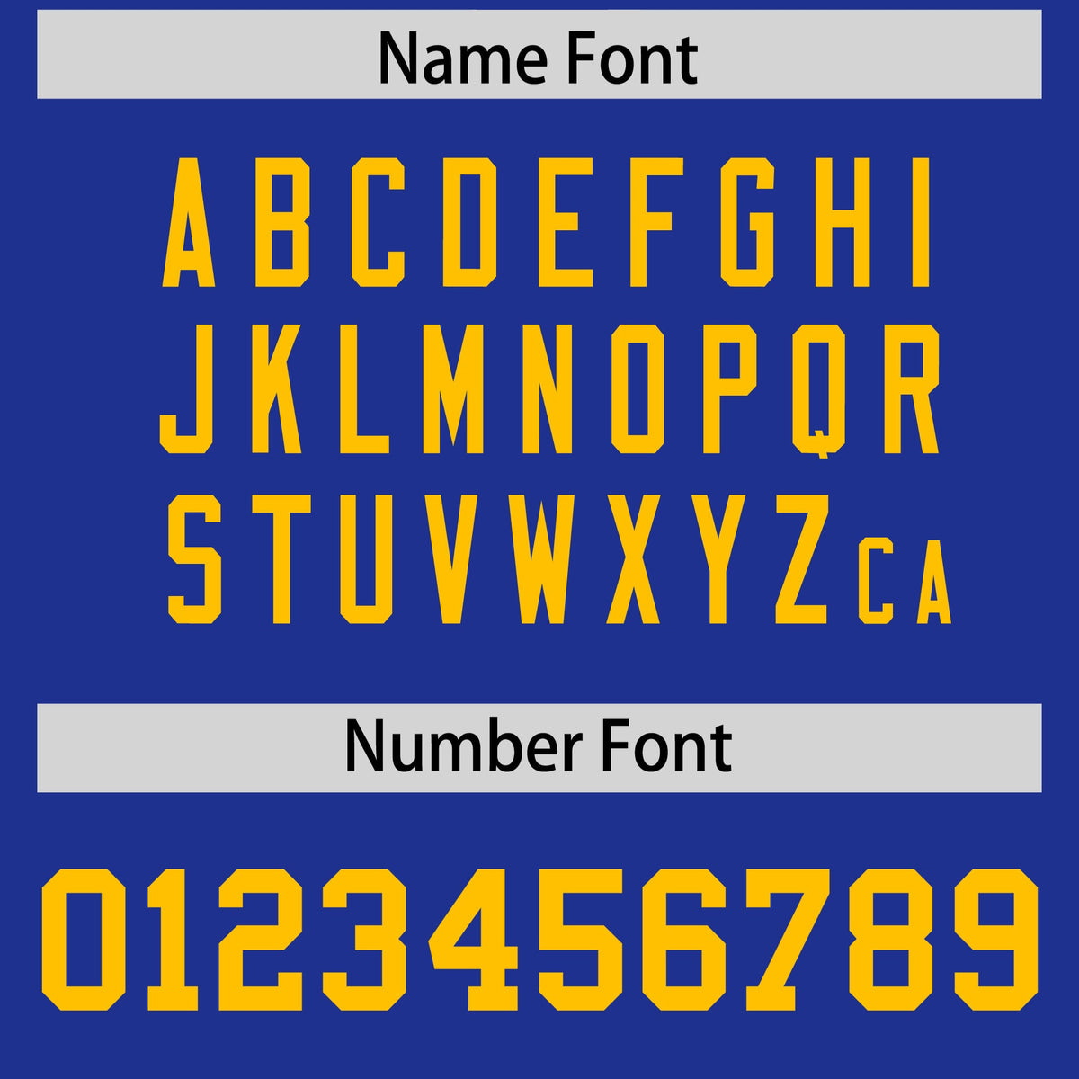 Custom Royal Yellow Personalized Neckline Square Classic Authentic Football Jersey