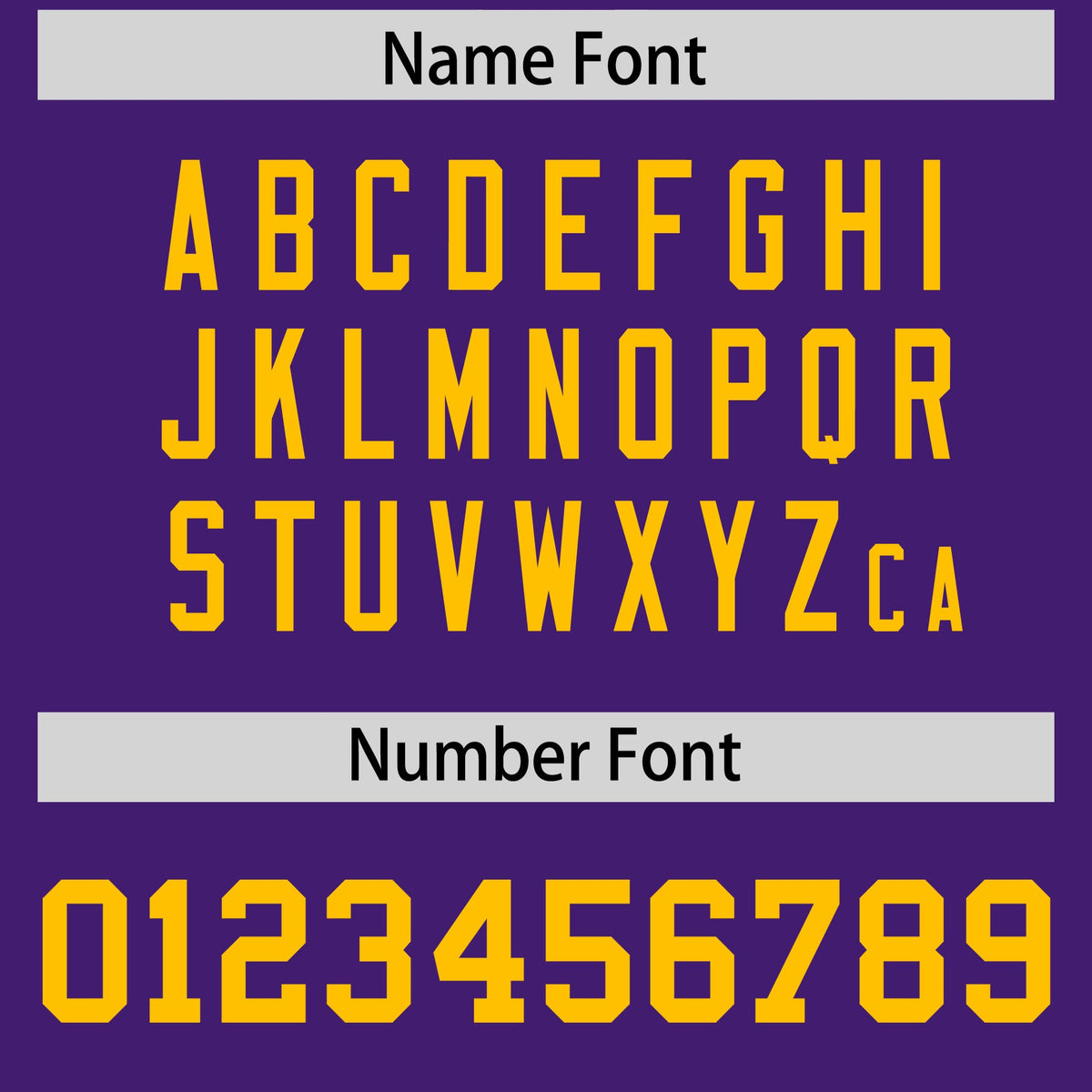 Custom Purple Yellow Personalized Neckline Square Classic Authentic Football Jersey