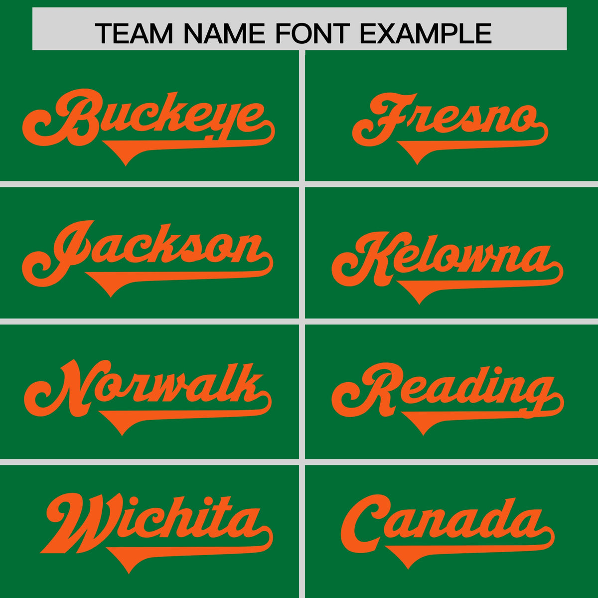 Custom Kelly Green Orange Personalized Neckline Square Classic Authentic Football Jersey