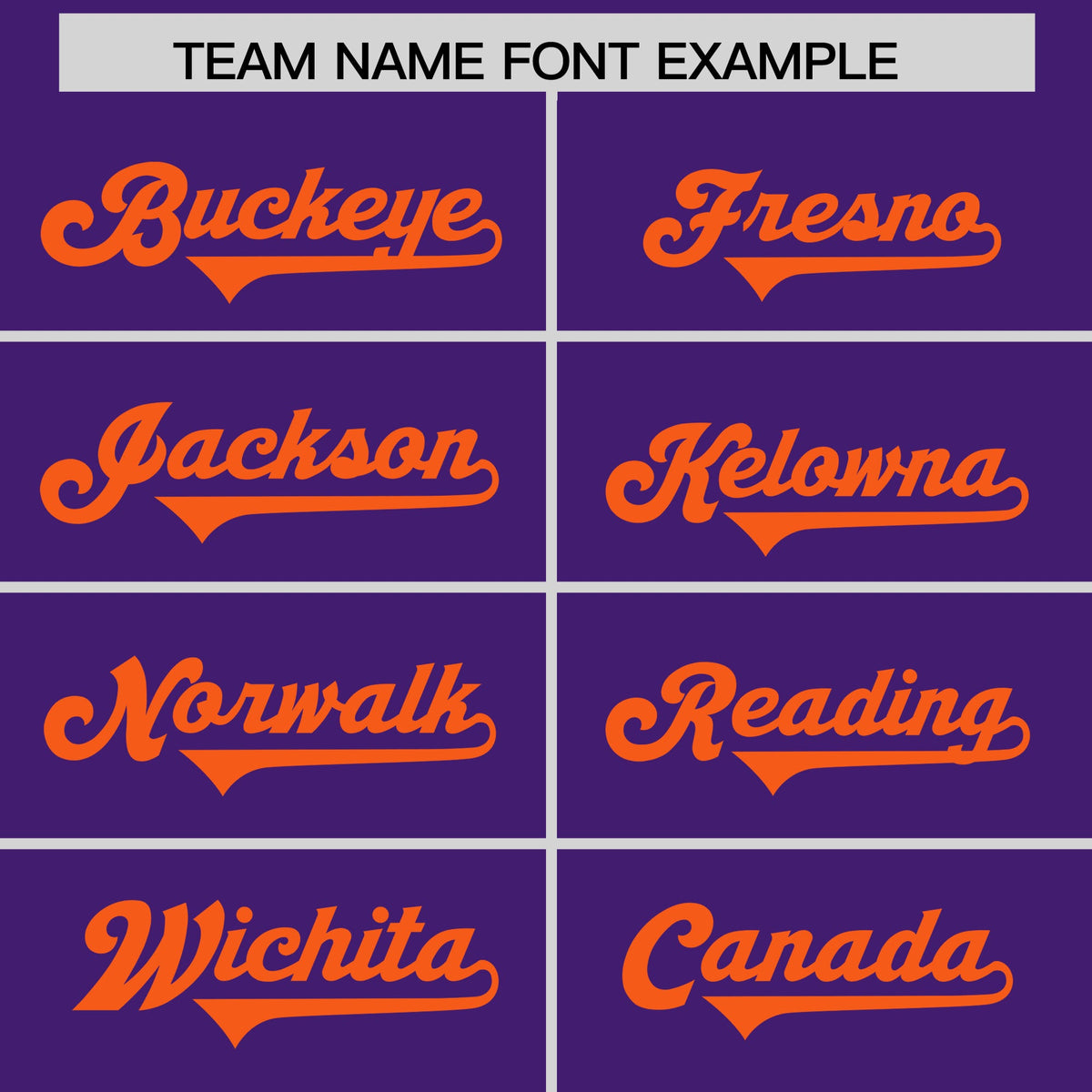 Custom Purple Orange Personalized Neckline Square Classic Authentic Football Jersey