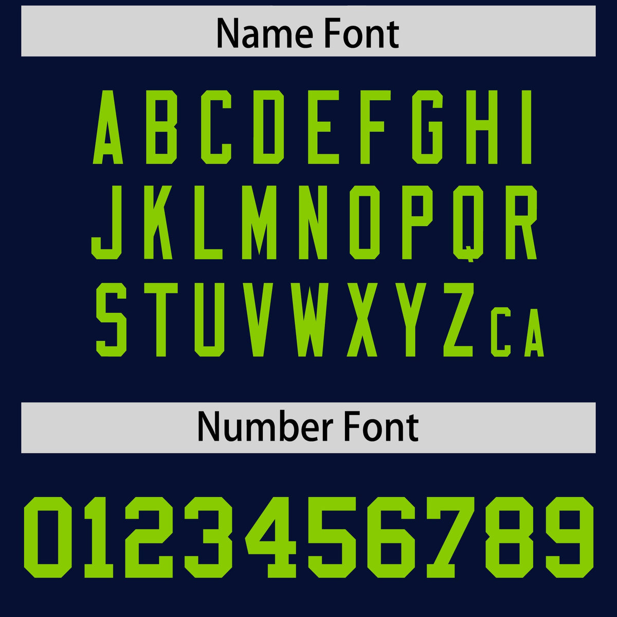 Custom Navy Neon Green Personalized Neckline Square Classic Authentic Football Jersey