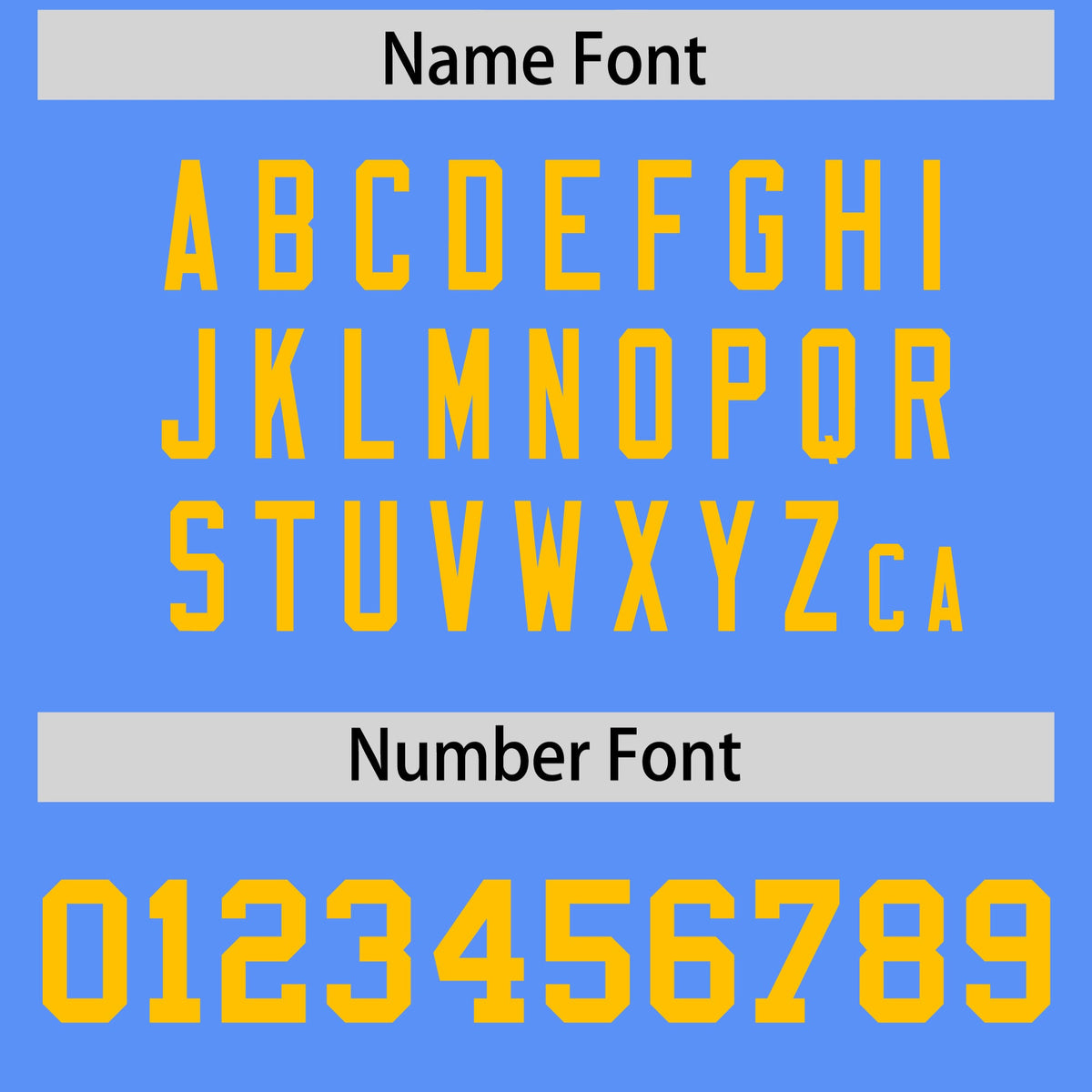 Custom Powder Blue Yellow Personalized Neckline Square Classic Authentic Football Jersey