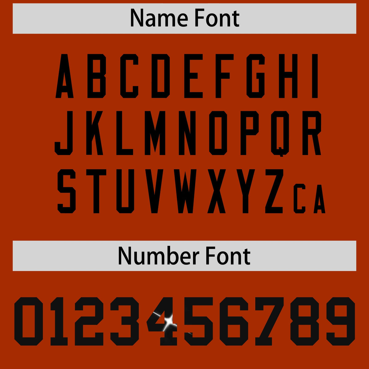 Custom Dark Orange Black sequin lettering Moisture-Wicking Football Jersey| KXKSHOP