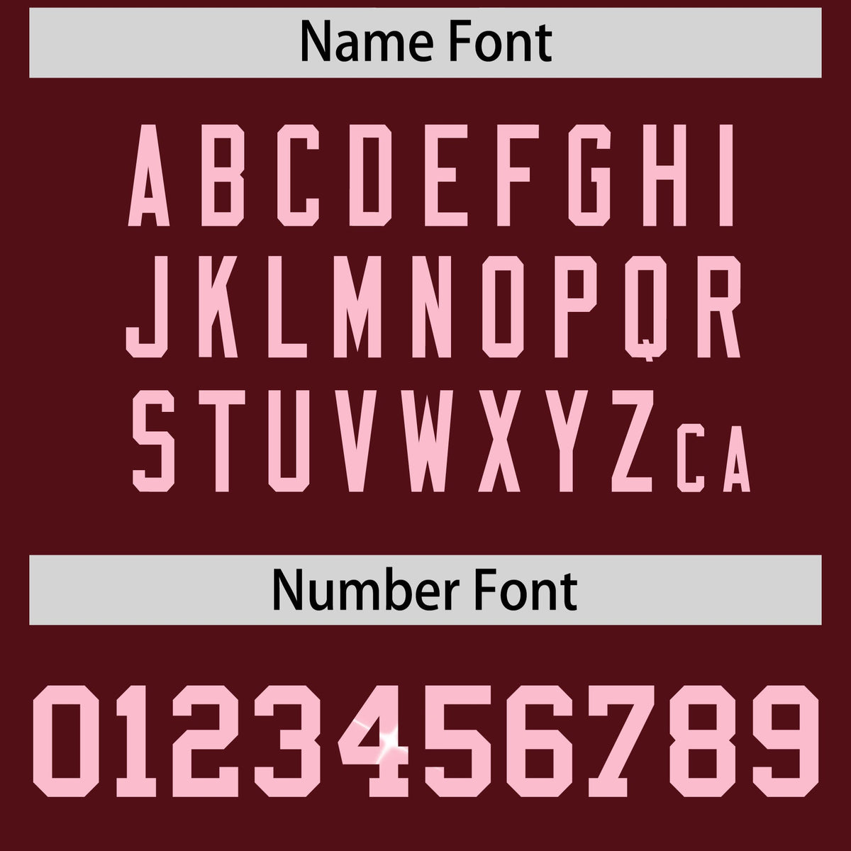 Custom Burgundy Light Pink sequin lettering Moisture-Wicking Football Jersey| KXKSHOP