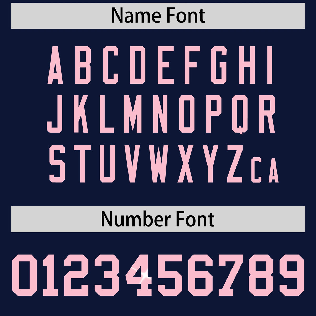Custom Navy Light Pink sequin lettering Moisture-Wicking Football Jersey| KXKSHOP