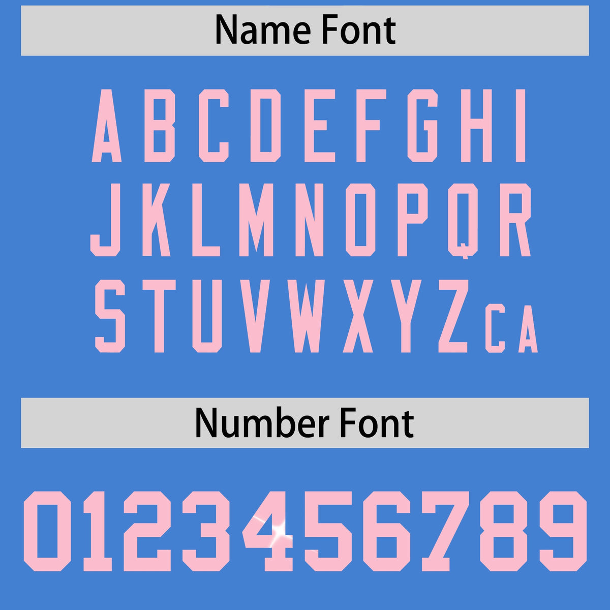 Custom Powder Blue Light Pink sequin lettering Breathable Football Jersey| KXKSHOP