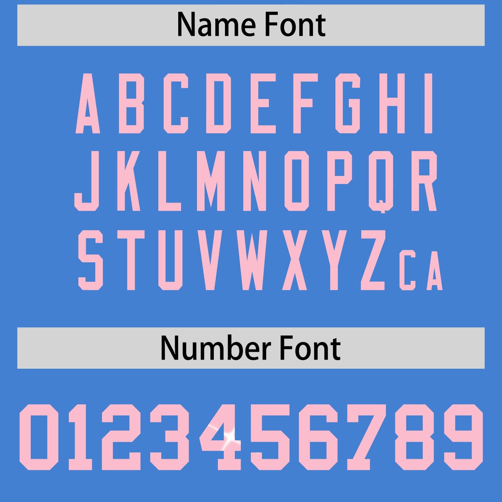 Custom Powder Blue Light Pink sequin lettering Breathable Football Jersey| KXKSHOP