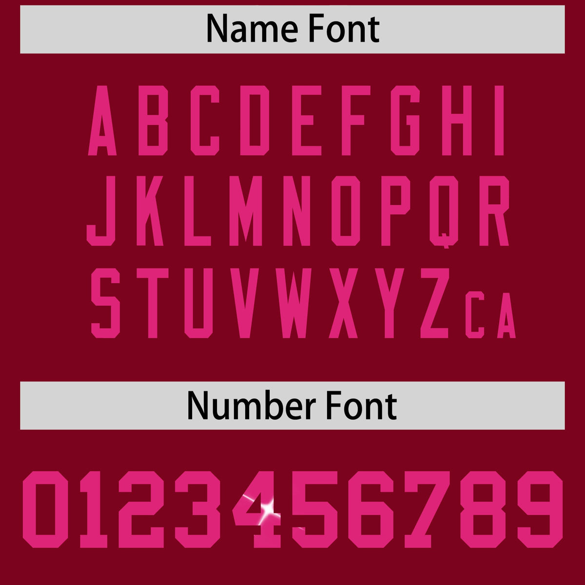 Custom Crimson Pink sequin lettering Breathable Football Jersey| KXKSHOP