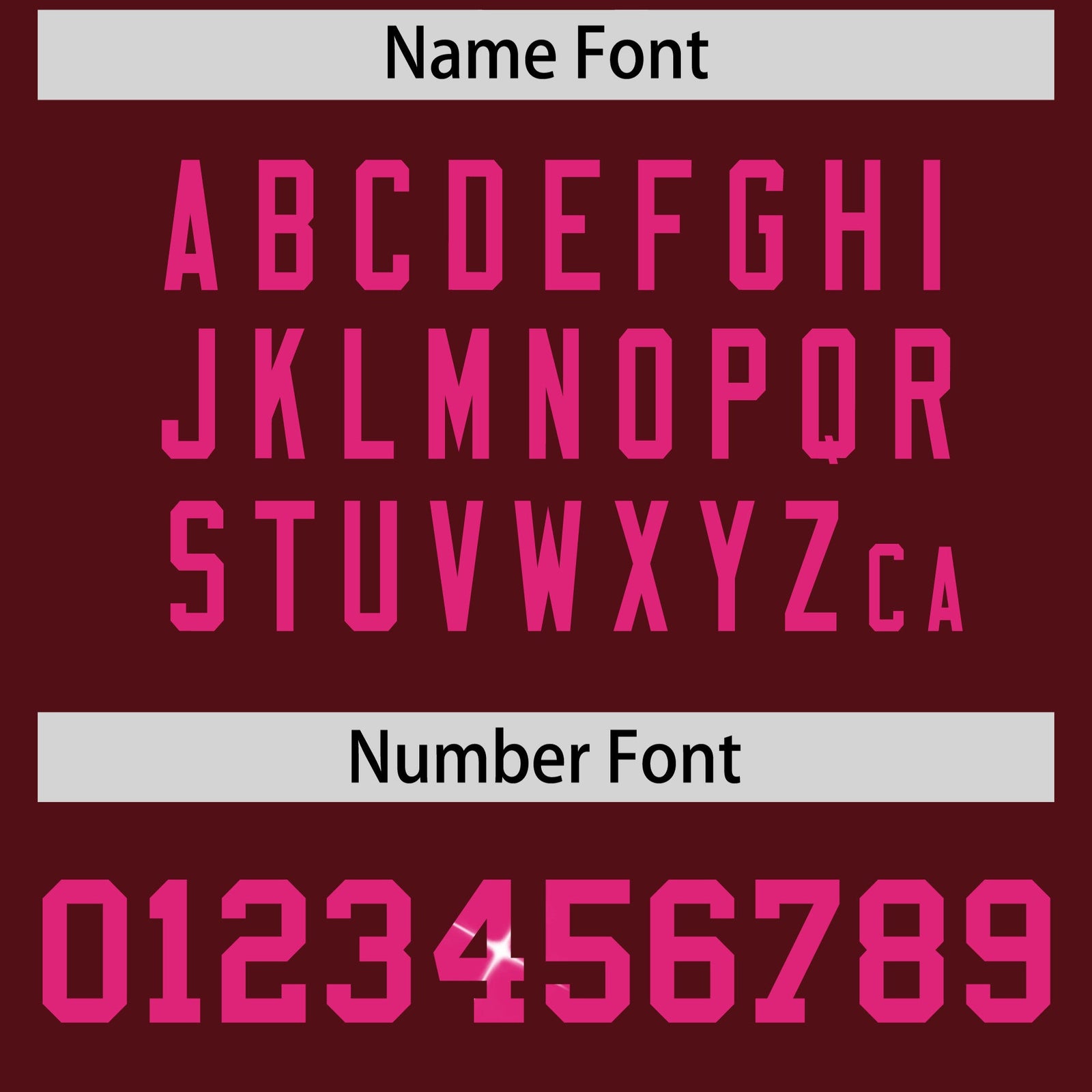 Custom Burgundy Pink sequin lettering Stretch Fabric Football Jersey| KXKSHOP