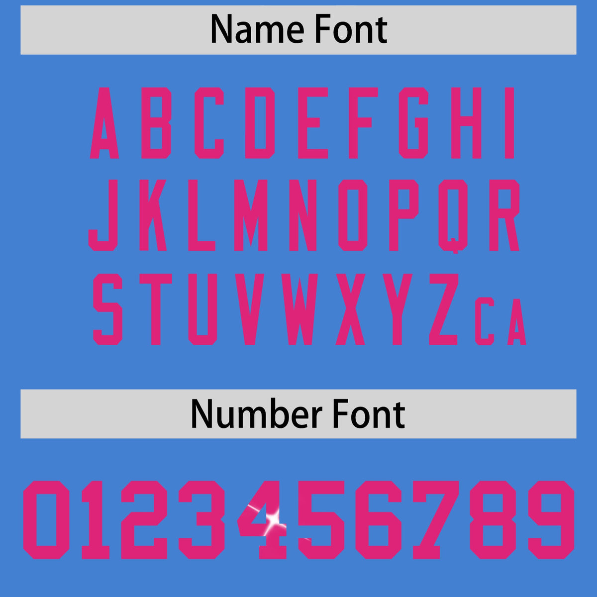 Custom Powder Blue Pink sequin lettering Moisture-Wicking Football Jersey| KXKSHOP