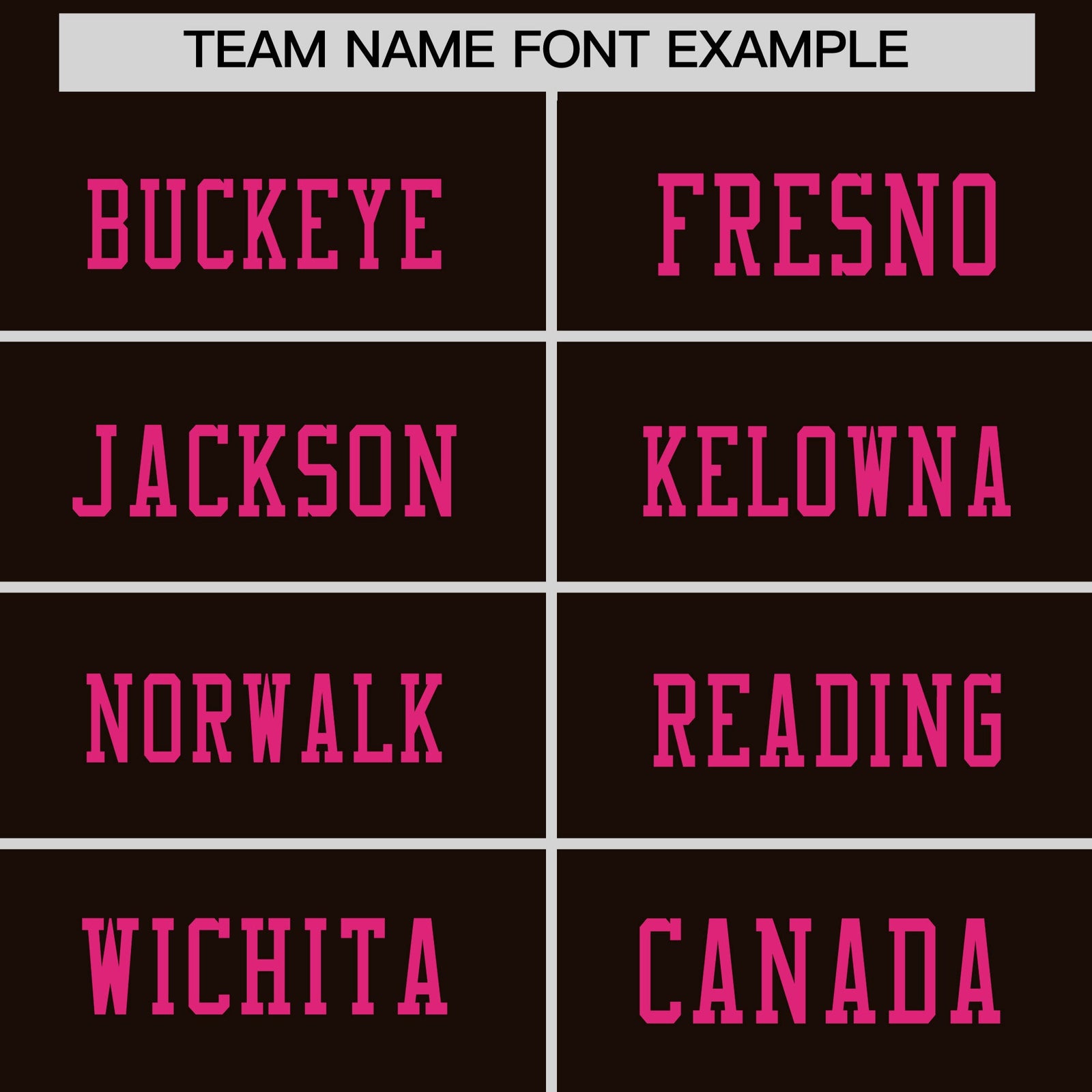 Custom Brown Pink sequin lettering Moisture-Wicking Football Jersey| KXKSHOP