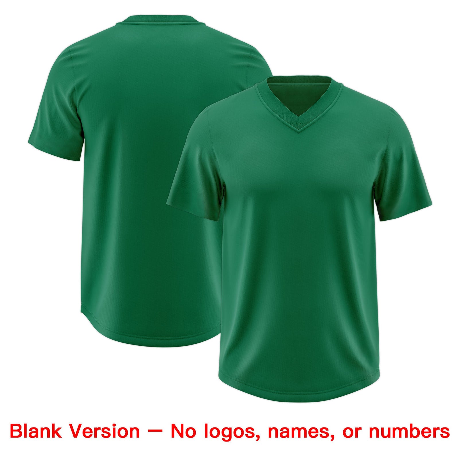 Custom Kelly Green Red sequin lettering Breathable Football Jersey| KXKSHOP