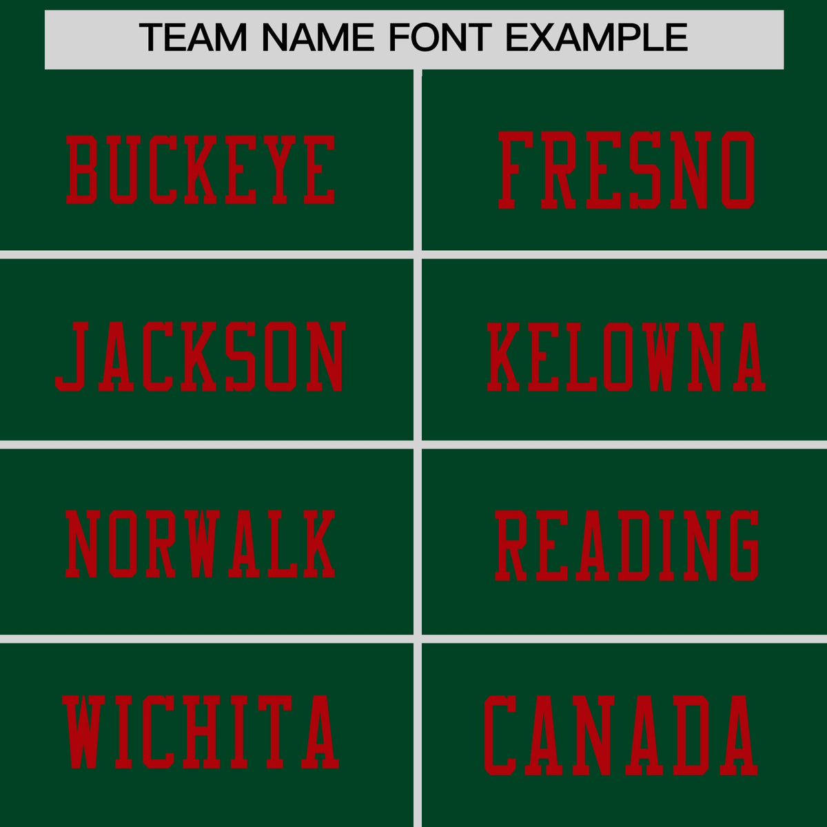 Custom Dark Green Red sequin lettering Stretch Fabric Football Jersey| KXKSHOP