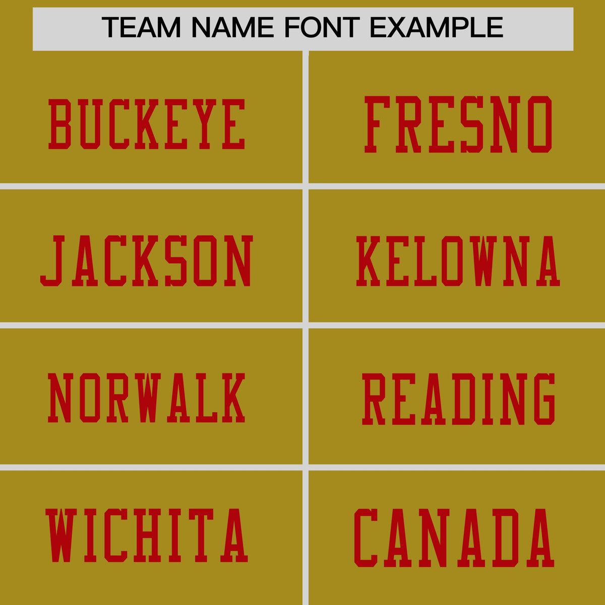 Custom Old Gold Red sequin lettering Stretch Fabric Football Jersey| KXKSHOP