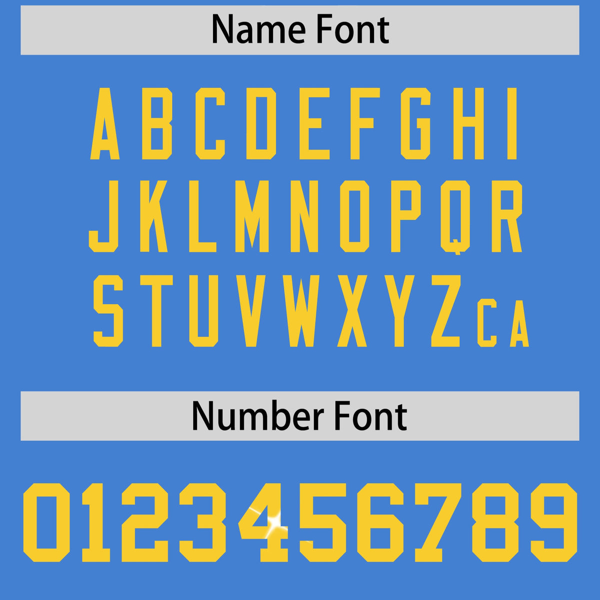 Custom Powder Blue Gold sequin lettering Breathable Football Jersey| KXKSHOP