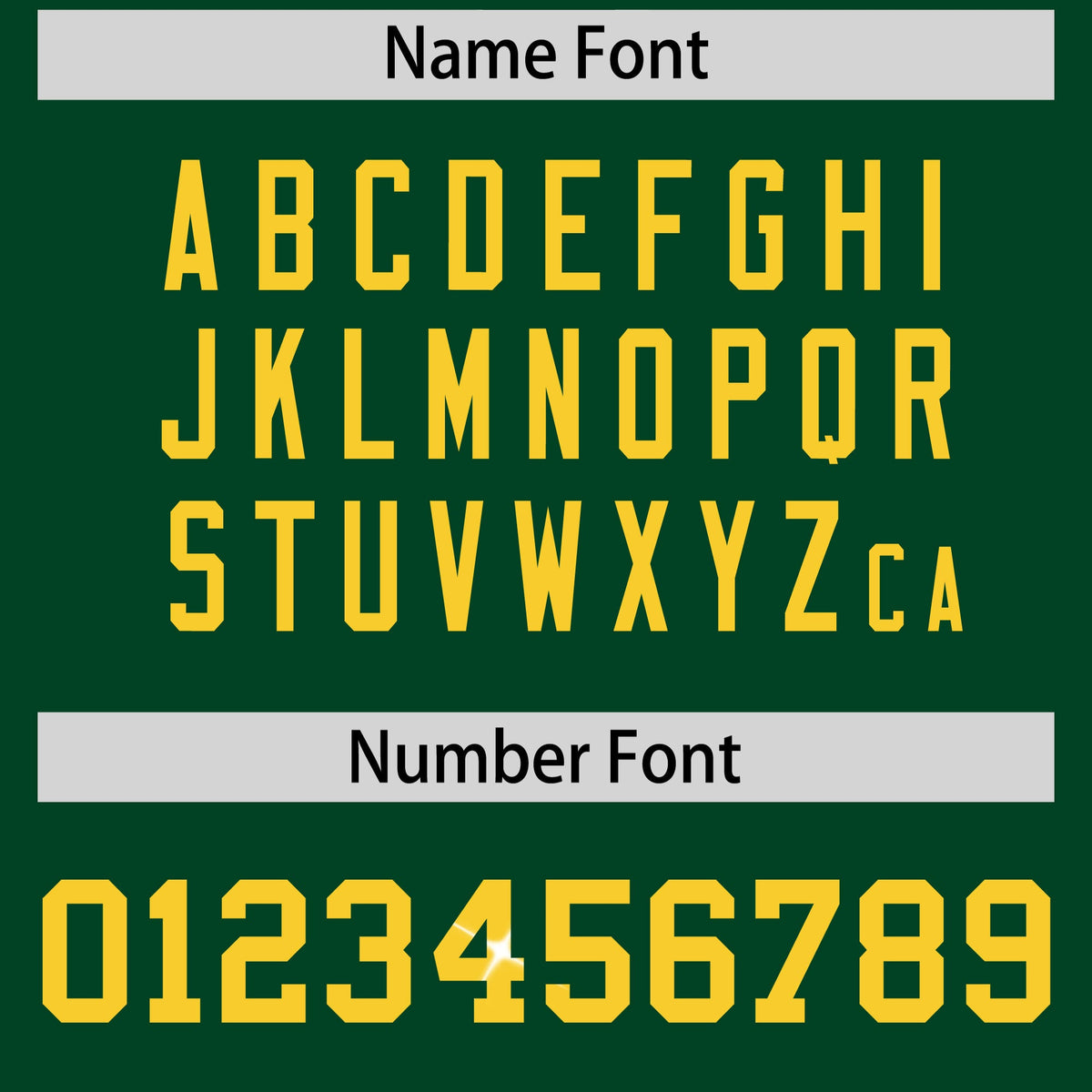 Custom Dark Green Gold sequin lettering Stretch Fabric Football Jersey| KXKSHOP
